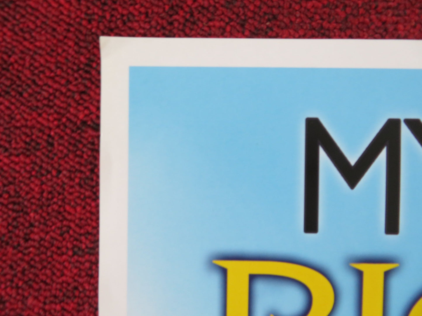 MY BIG FAT GREEK WEDDING VHS POSTER ROLLED JOHN CORBETT NIA VARDALOS 2002 Rendezvous Cinema Movie posters