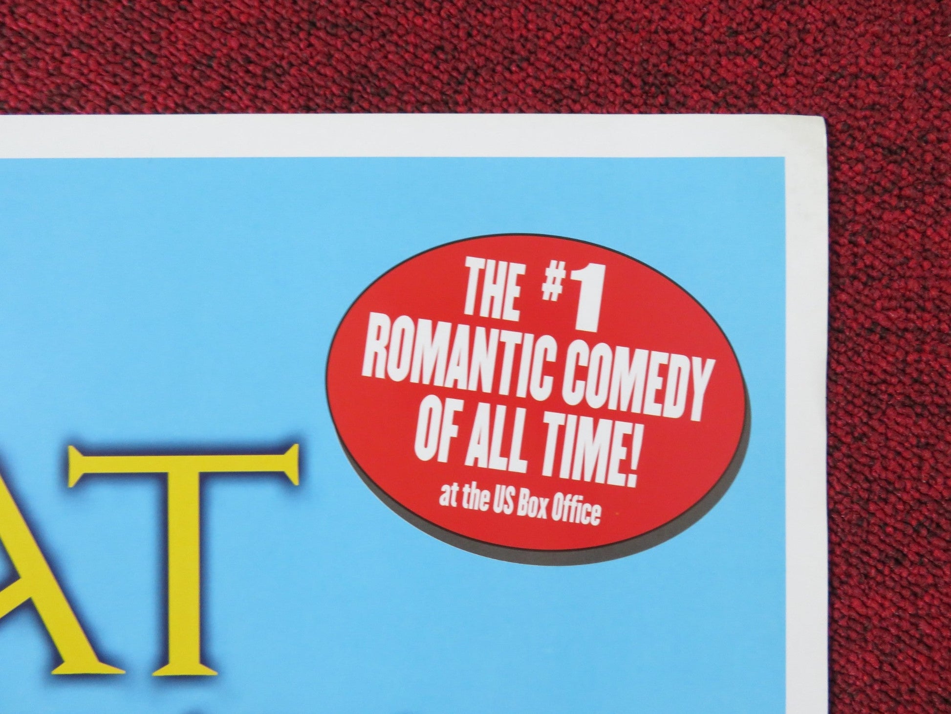 MY BIG FAT GREEK WEDDING VHS POSTER ROLLED JOHN CORBETT NIA VARDALOS 2002 Rendezvous Cinema Movie posters