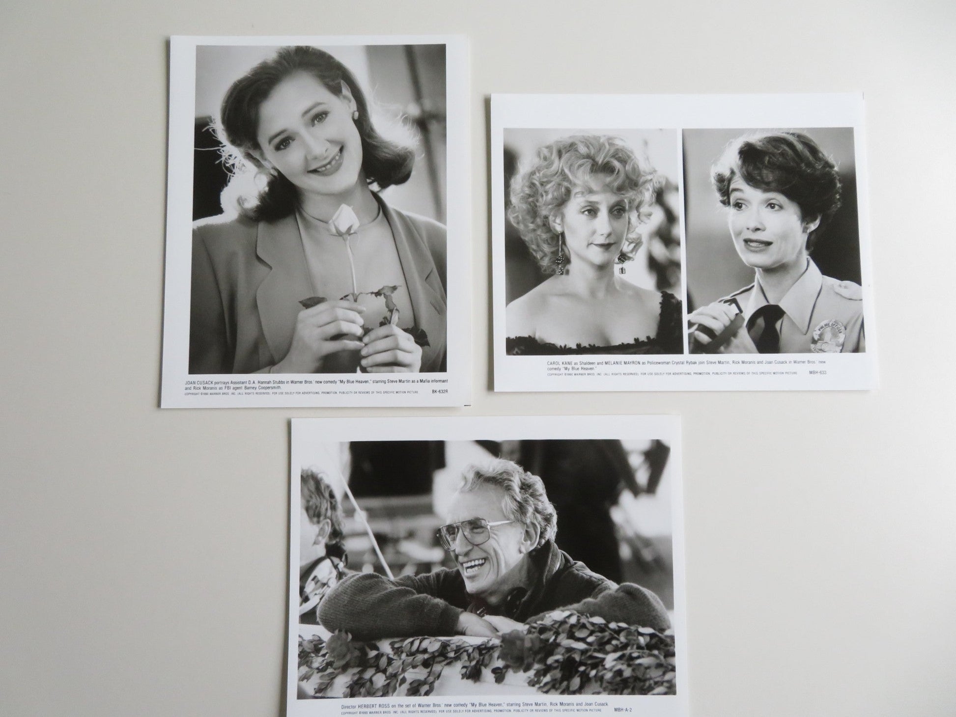 MY BLUE HEAVEN PRESS KIT 1990 STEVE MARTIN RICK MORANIS JOAN CUSACK Movie posters