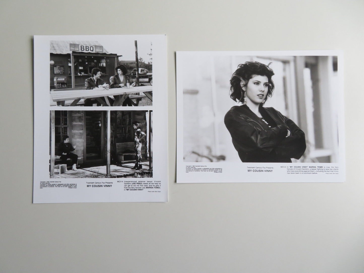 MY COUSIN VINNY PRESS KIT 1992 JOE PESCI MARISA TOMEI RALPH MACCHIO Movie posters