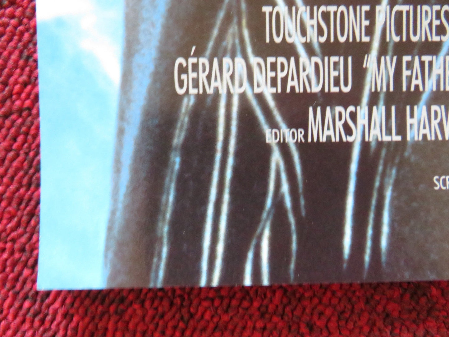 MY FATHER THE HERO VHS VIDEO POSTER GERARD DEPARDIEU KATHERINE HEIGL 1994 Rendezvous Cinema Movie posters