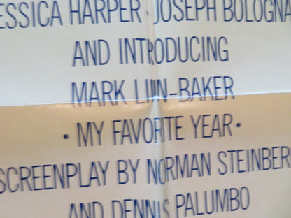 MY FAVORITE YEAR FOLDED US ONE SHEET POSTER PETER O'TOOLE JESSICA HARPER 1982 Movie posters