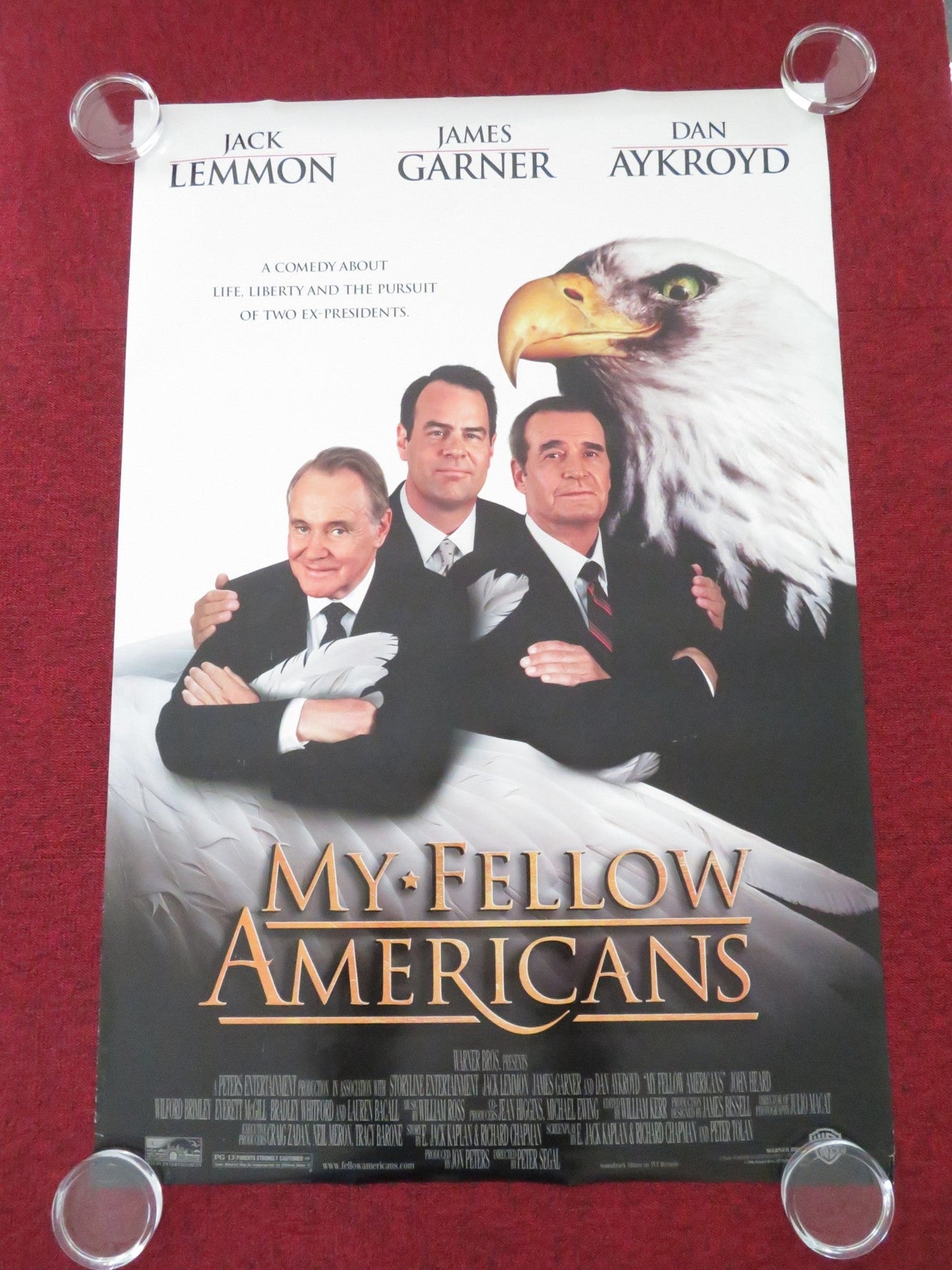 MY FELLOW AMERICANS US ONE SHEET ROLLED POSTER JACK LEMMON JAMES GARNER 1996 Movie posters
