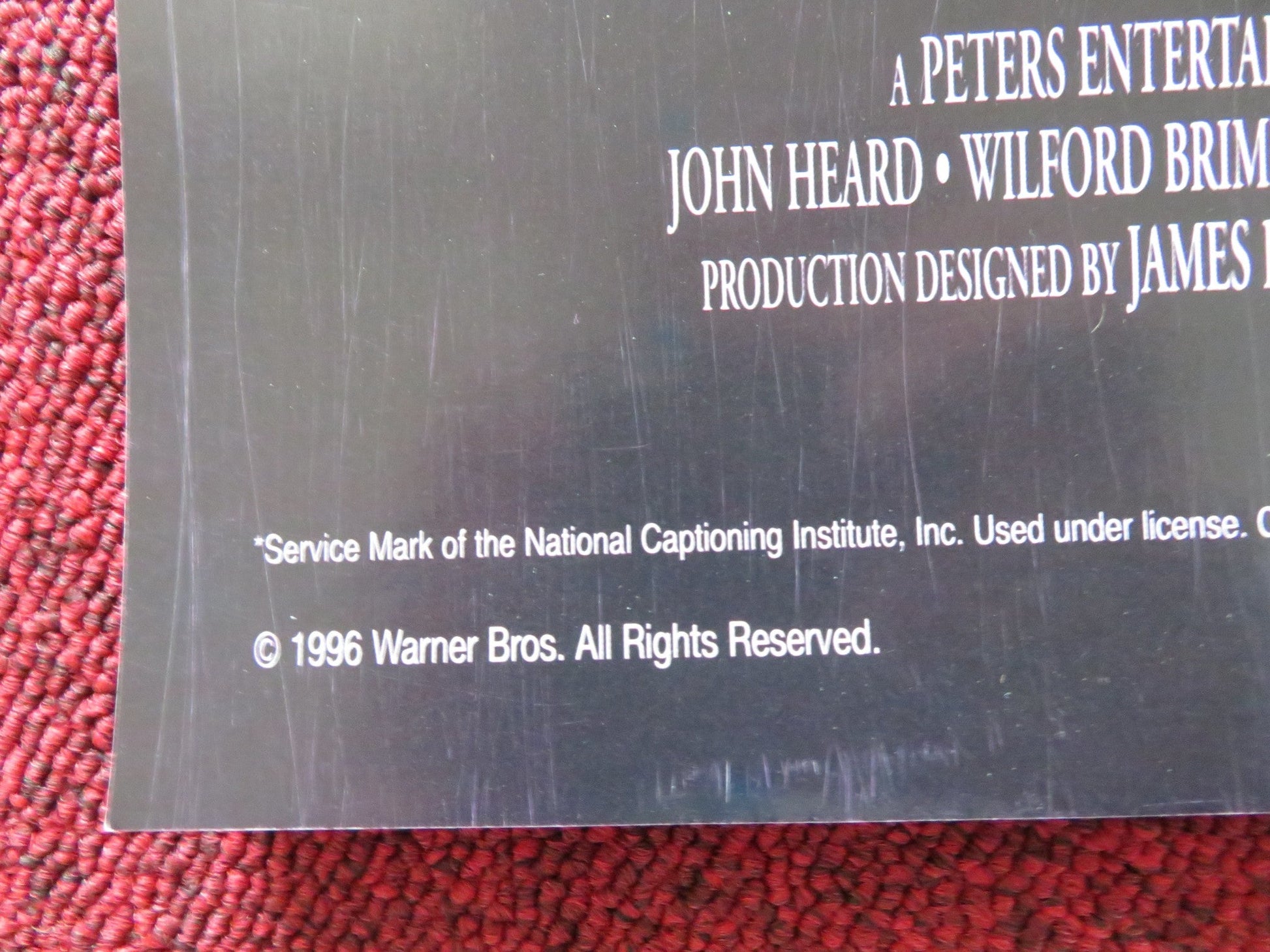 MY FELLOW AMERICANS VHS VIDEO POSTER JACK LEMMON JAMES GARNER 1996 Rendezvous Cinema Movie posters