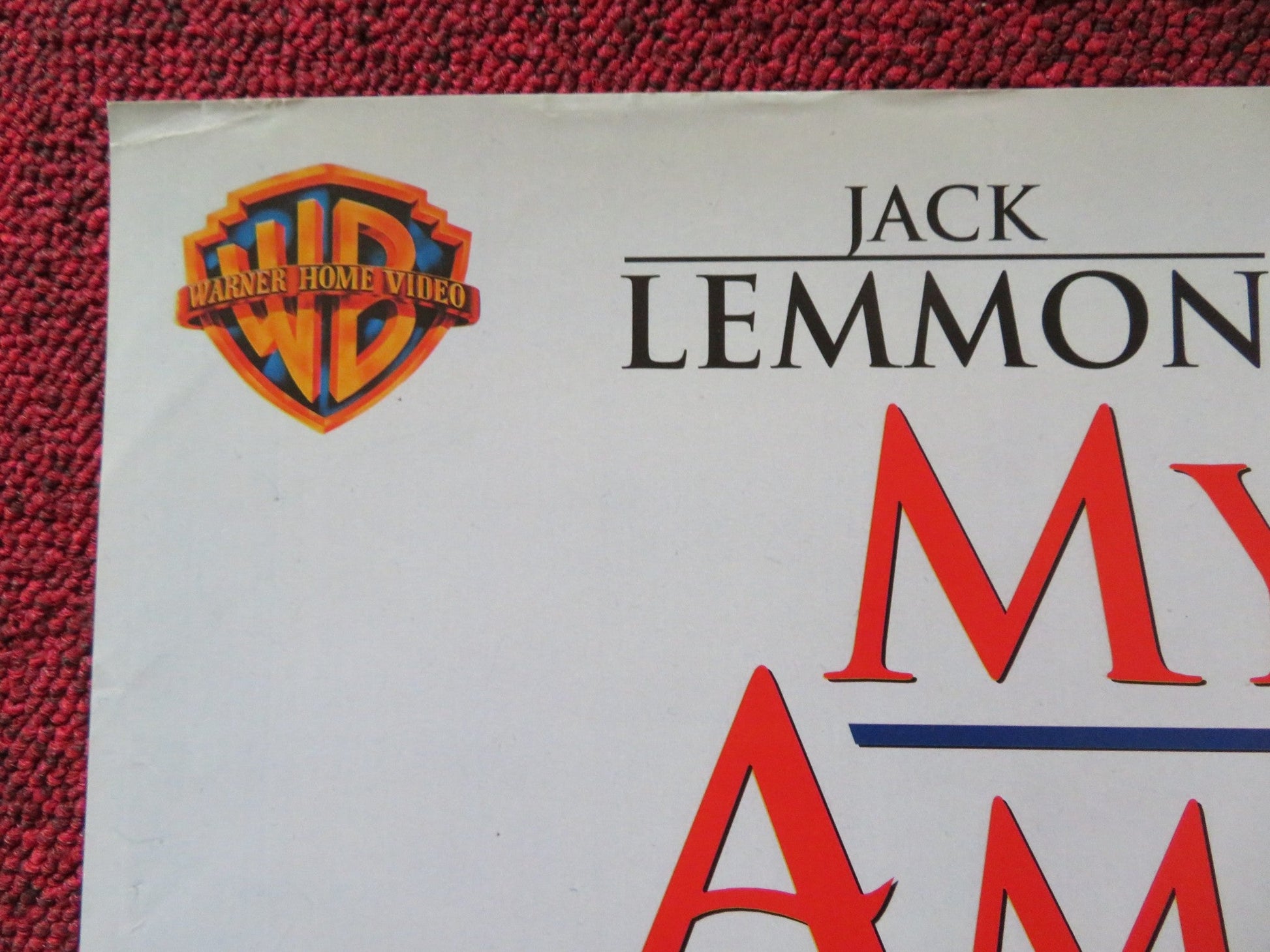 MY FELLOW AMERICANS VHS VIDEO POSTER JACK LEMMON JAMES GARNER 1996 Rendezvous Cinema Movie posters