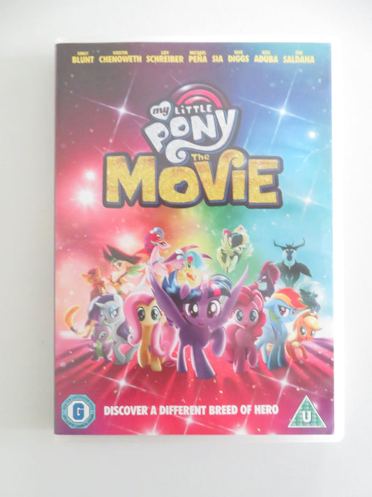 My Little Pony: The Movie (DVD) Emily Blunt Zoe Saldana 2017 Region 2 Movie posters