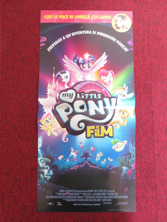 MY LITTLE PONY: THE MOVIE ITALIAN LOCANDINA POSTER EMILY BLUNT UZO ADUBA 2017 Rendezvous Cinema Movie posters