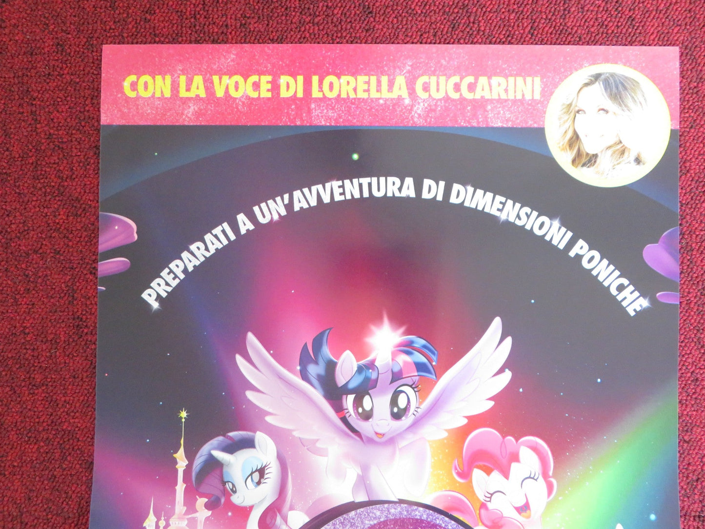 MY LITTLE PONY: THE MOVIE ITALIAN LOCANDINA POSTER EMILY BLUNT UZO ADUBA 2017 Rendezvous Cinema Movie posters