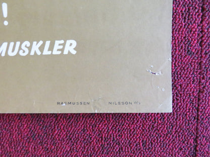 MY MAN GODFREY DANISH POSTER ROLLED DAVID NIVEN JUNE ALLYSON 1958 Rendezvous Cinema Movie posters