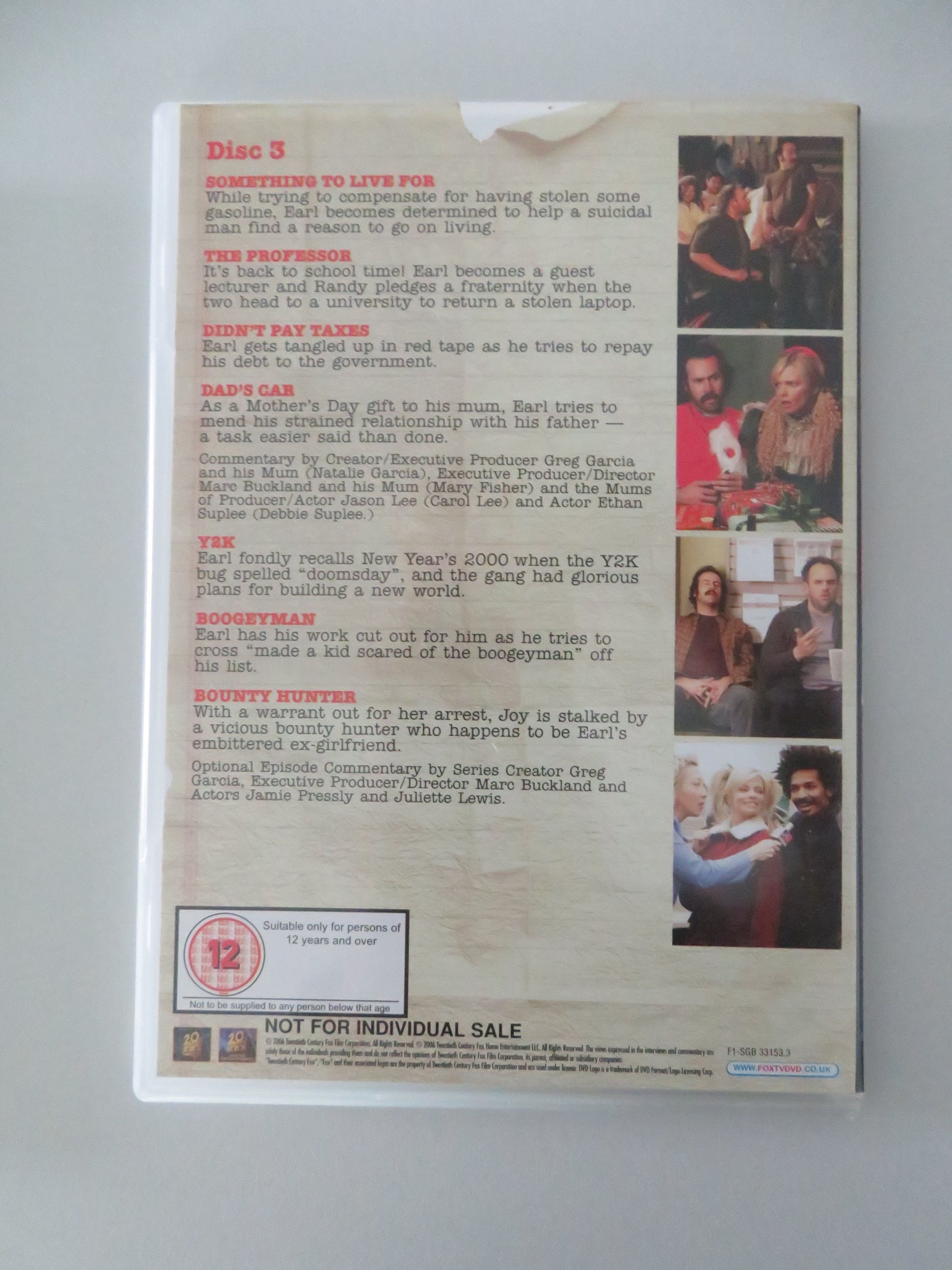My Name Is Earl - Season One (DVD BoxSet) Jason Lee Jaime Pressly 2005 Region 2 Movie posters