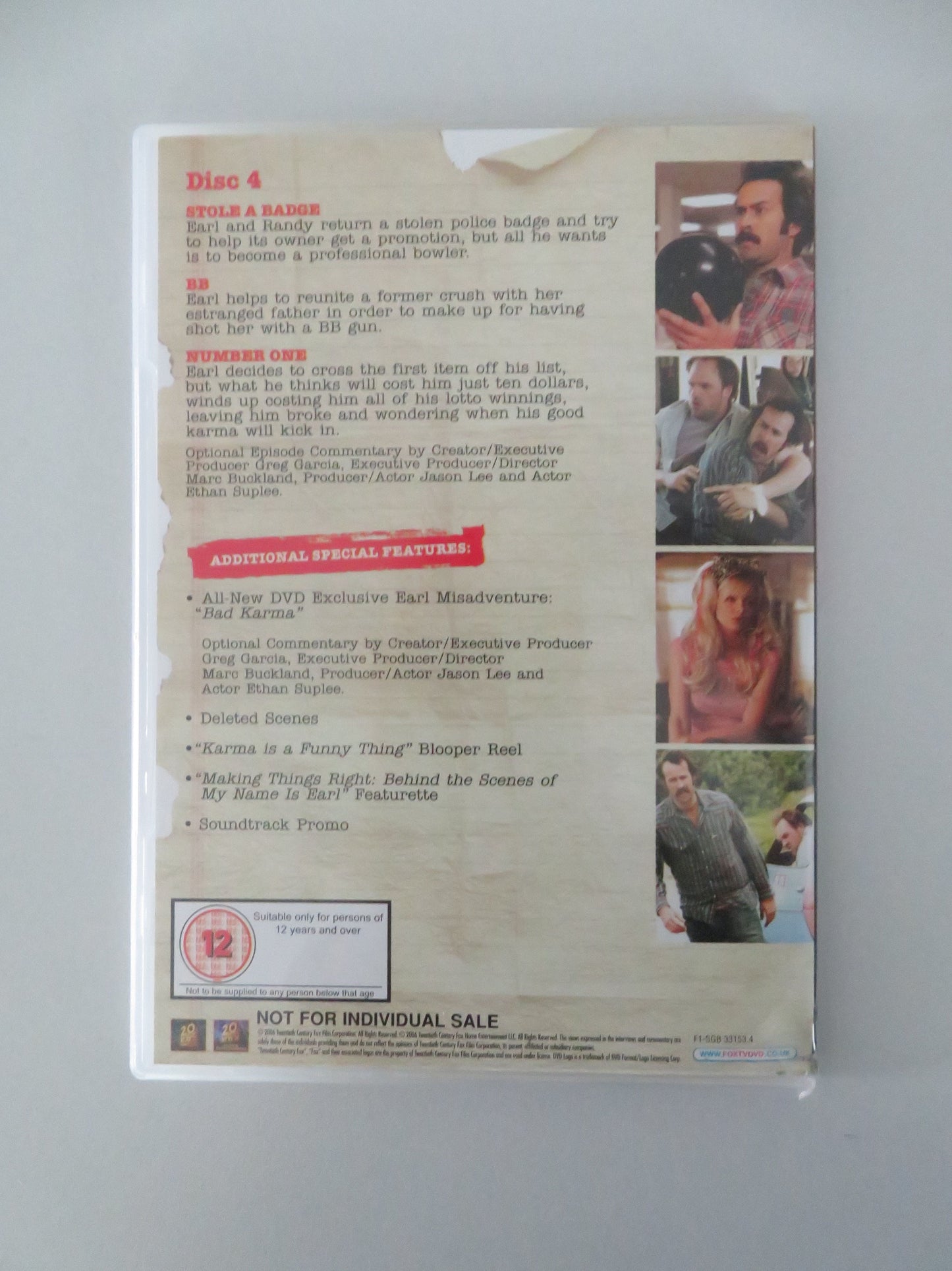 My Name Is Earl - Season One (DVD BoxSet) Jason Lee Jaime Pressly 2005 Region 2 Movie posters