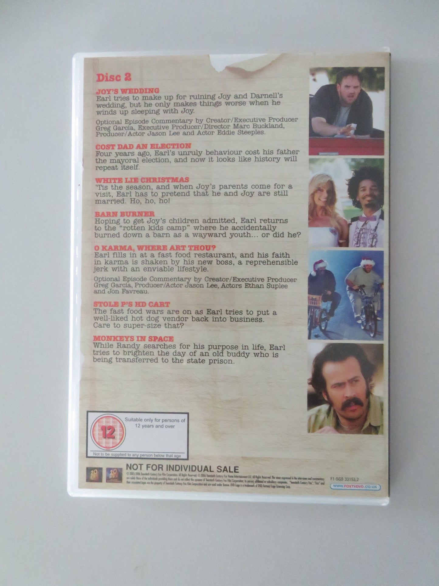 My Name Is Earl - Season One (DVD BoxSet) Jason Lee Jaime Pressly 2005 Region 2 Movie posters