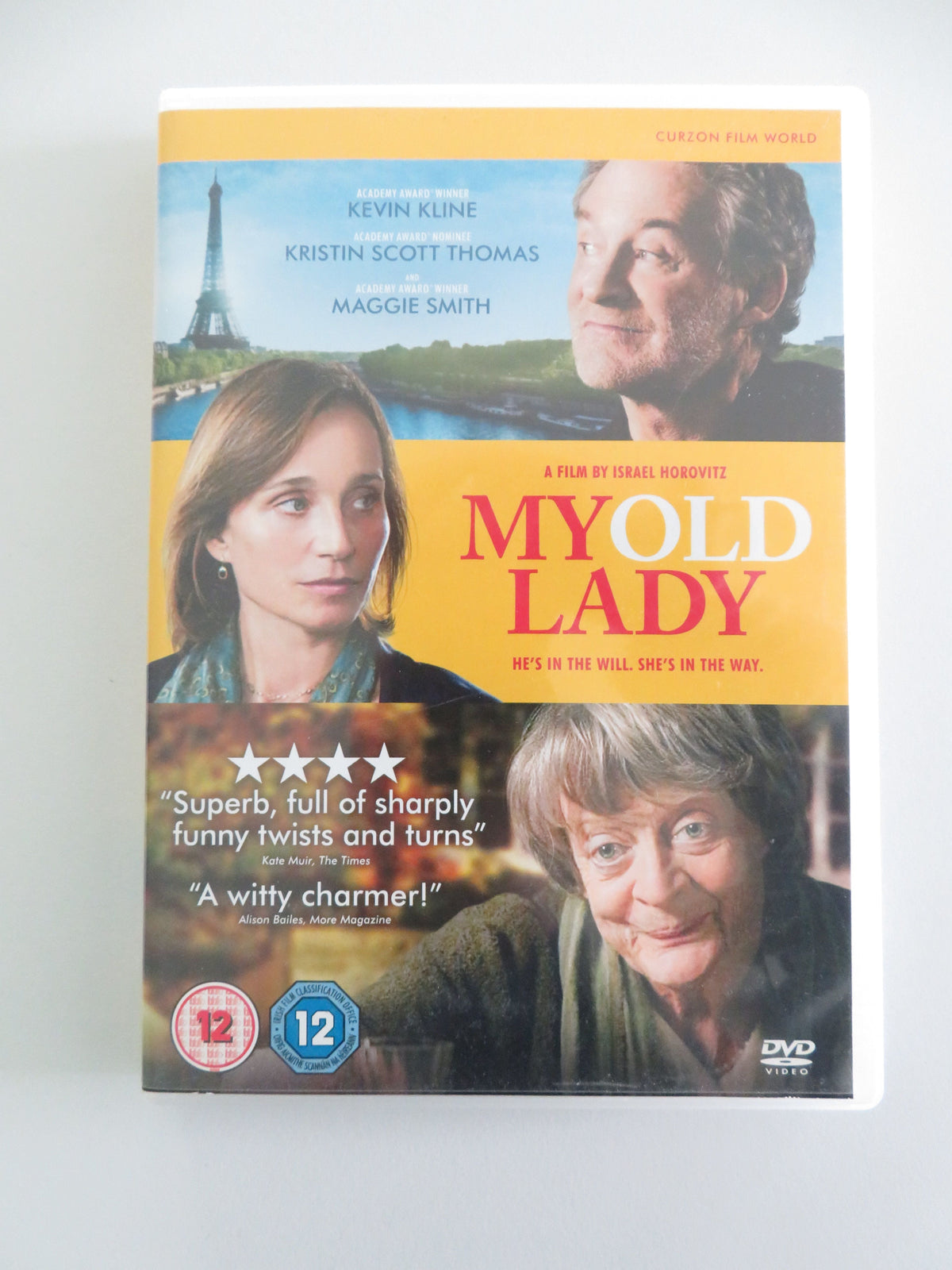My Old Lady (DVD) Maggie Smith Kevin Kline Kristin Scott Thomas 2014 Region 2 Movie posters