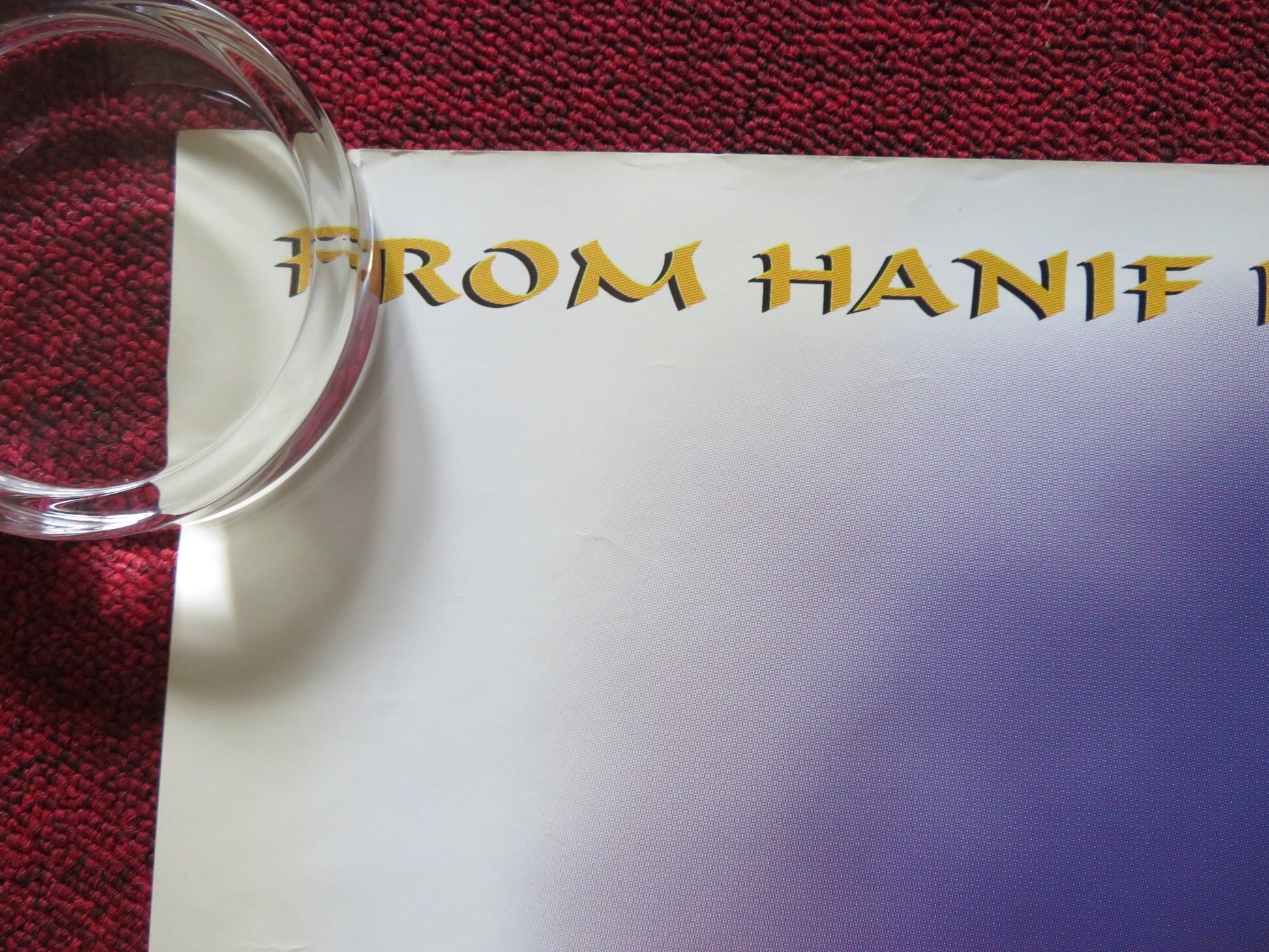 MY SON THE FANATIC UK QUAD ROLLED POSTER OM PURI RACHEL GRIFFITHS 1997 Rendezvous Cinema Movie posters