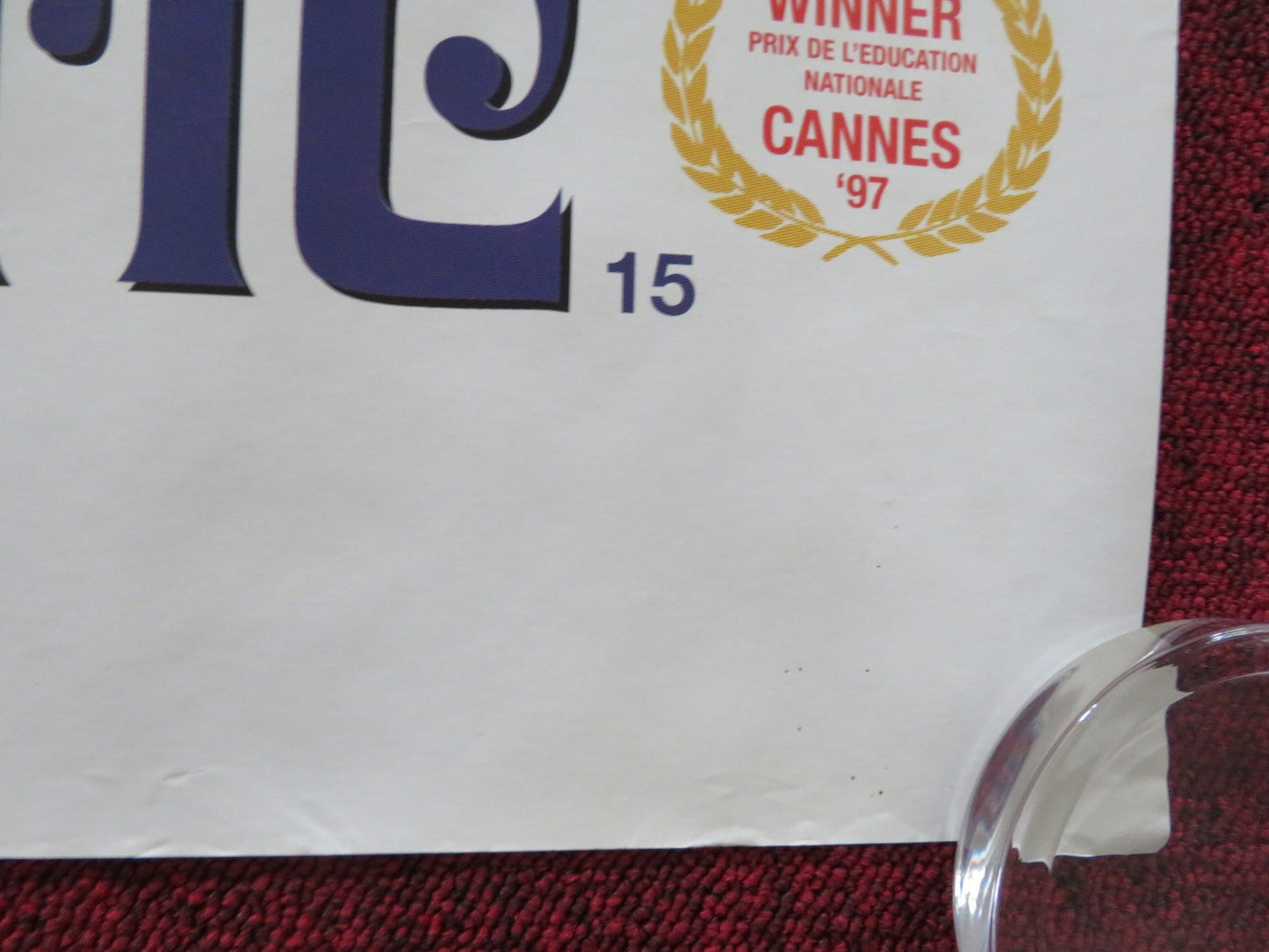 MY SON THE FANATIC UK QUAD ROLLED POSTER OM PURI RACHEL GRIFFITHS 1997 Rendezvous Cinema Movie posters