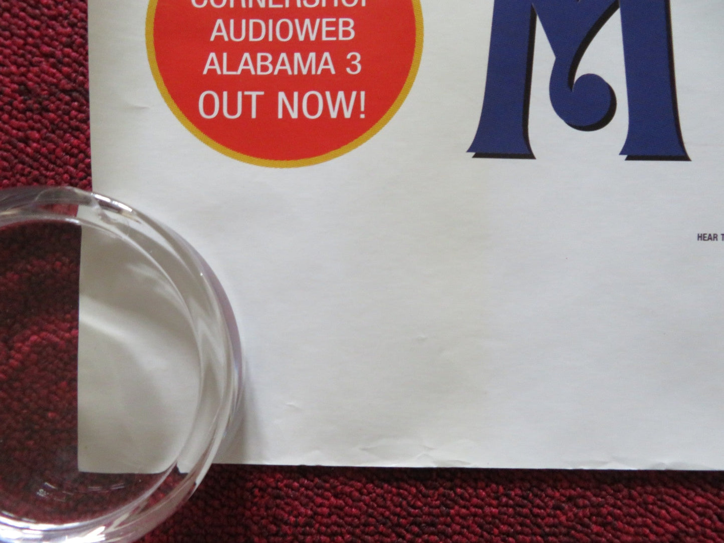 MY SON THE FANATIC UK QUAD ROLLED POSTER OM PURI RACHEL GRIFFITHS 1997 Rendezvous Cinema Movie posters