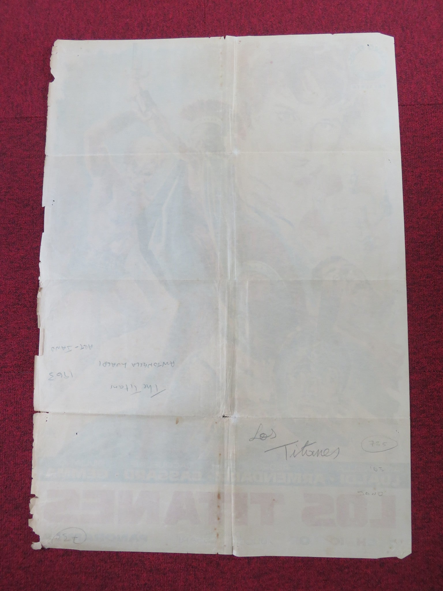 MY SON, THE HERO SPANISH POSTER ANTONELLA LUALDI PEDRO ARMENDARIZ 1963 Rendezvous Cinema Movie posters