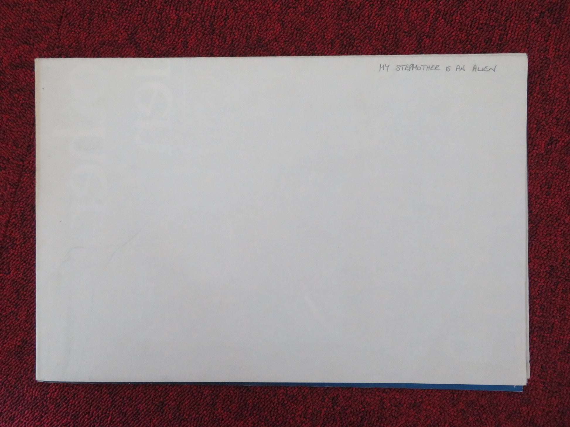 My Stepmother Is an Alien -B UK Quad Poster Folded Dan Aykroyd Kim Basinger 1988 Movie posters