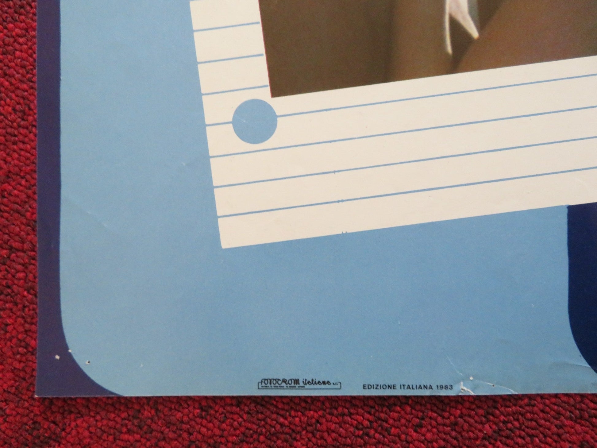 MY TUTOR - A ITALIAN FOTOBUSTA POSTER CAREN KAYE MATT LATTANZI 1983 Rendezvous Cinema Movie posters