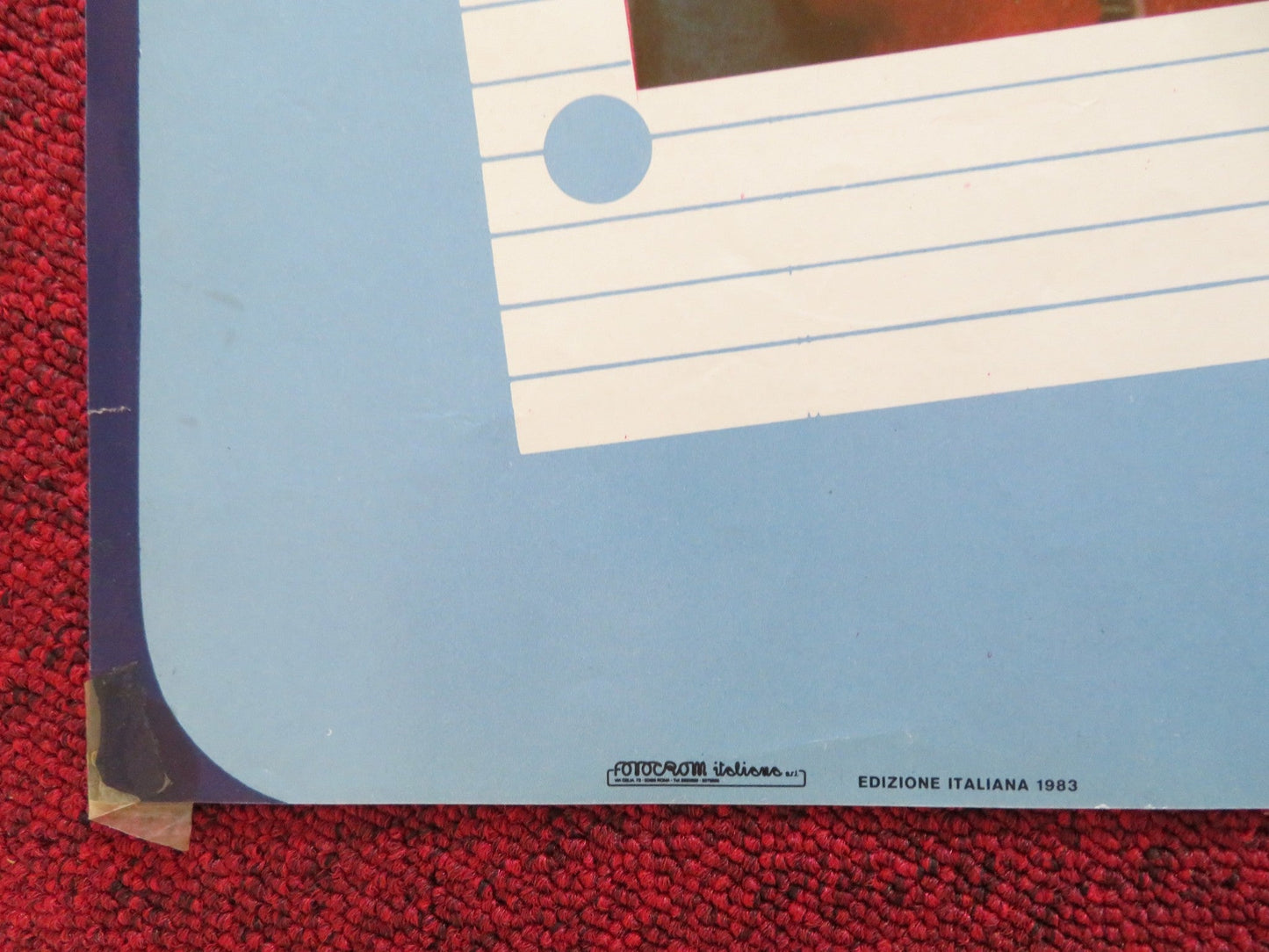 MY TUTOR - B ITALIAN FOTOBUSTA POSTER CAREN KAYE MATT LATTANZI 1983 Rendezvous Cinema Movie posters