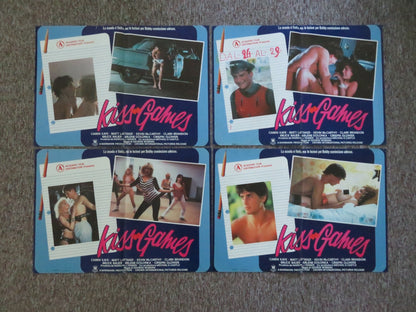 MY TUTOR ITALIAN FOTOBUSTA POSTERS LOT OF 4 CAREN KAYE MATT LATTANZI 1983 Movie posters