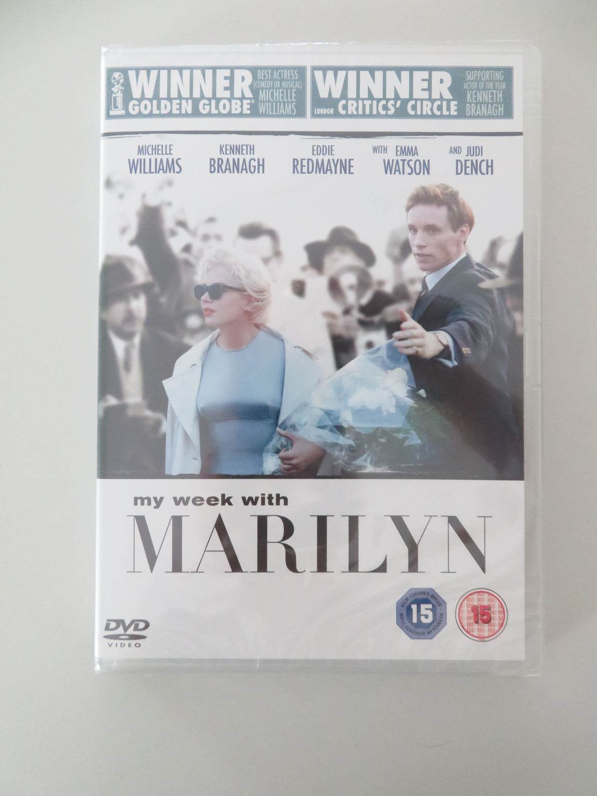 My Week with Marilyn - B (DVD) Michelle Williams Eddie Redmayne 2011 Region 2 Movie posters