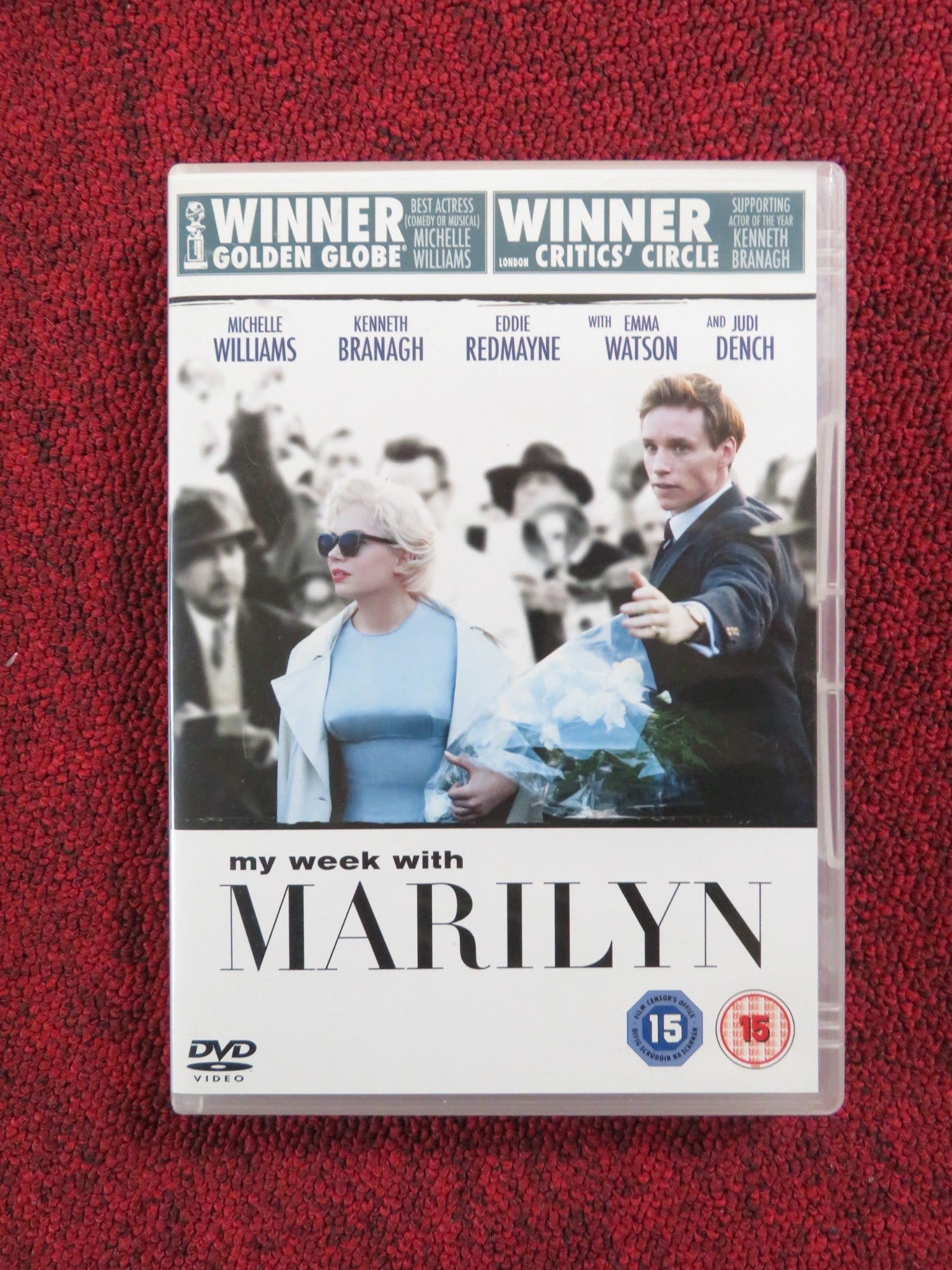 MY WEEK WITH MARILYN (DVD) MICHELLE WILLIAMS EDDIE REDMAYNE 2011 REGION 2 Rendezvous Cinema Movie posters