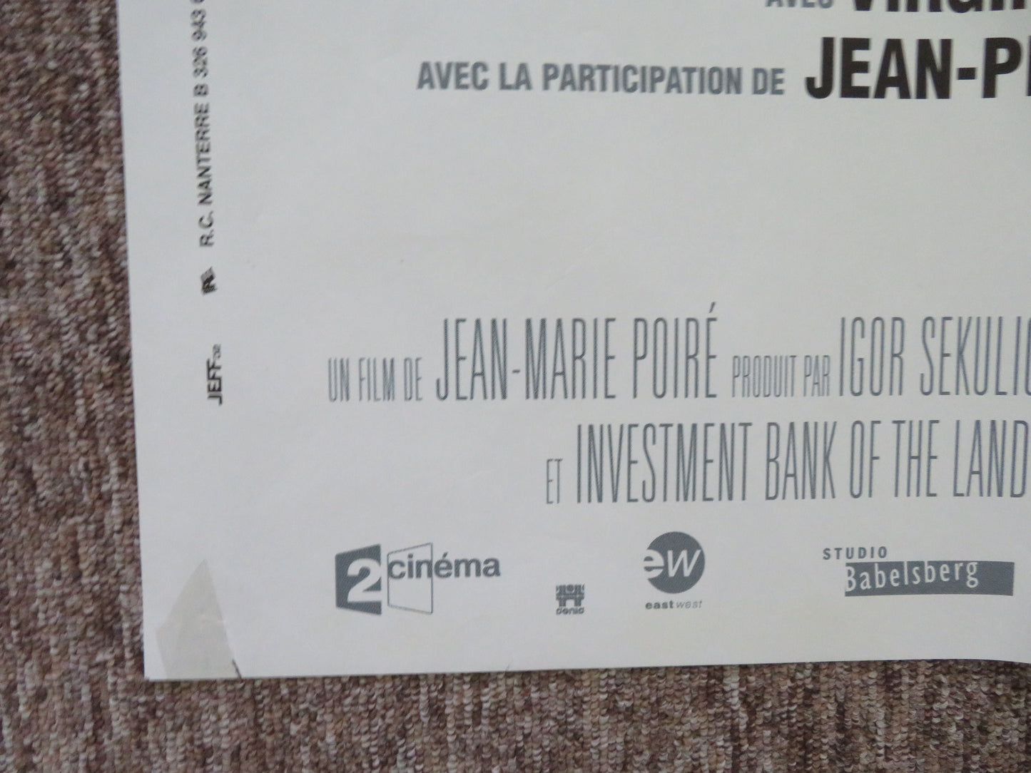 My Wife Maurice French Grande Poster Alice Evans Claudie Arif 2002 Movie posters