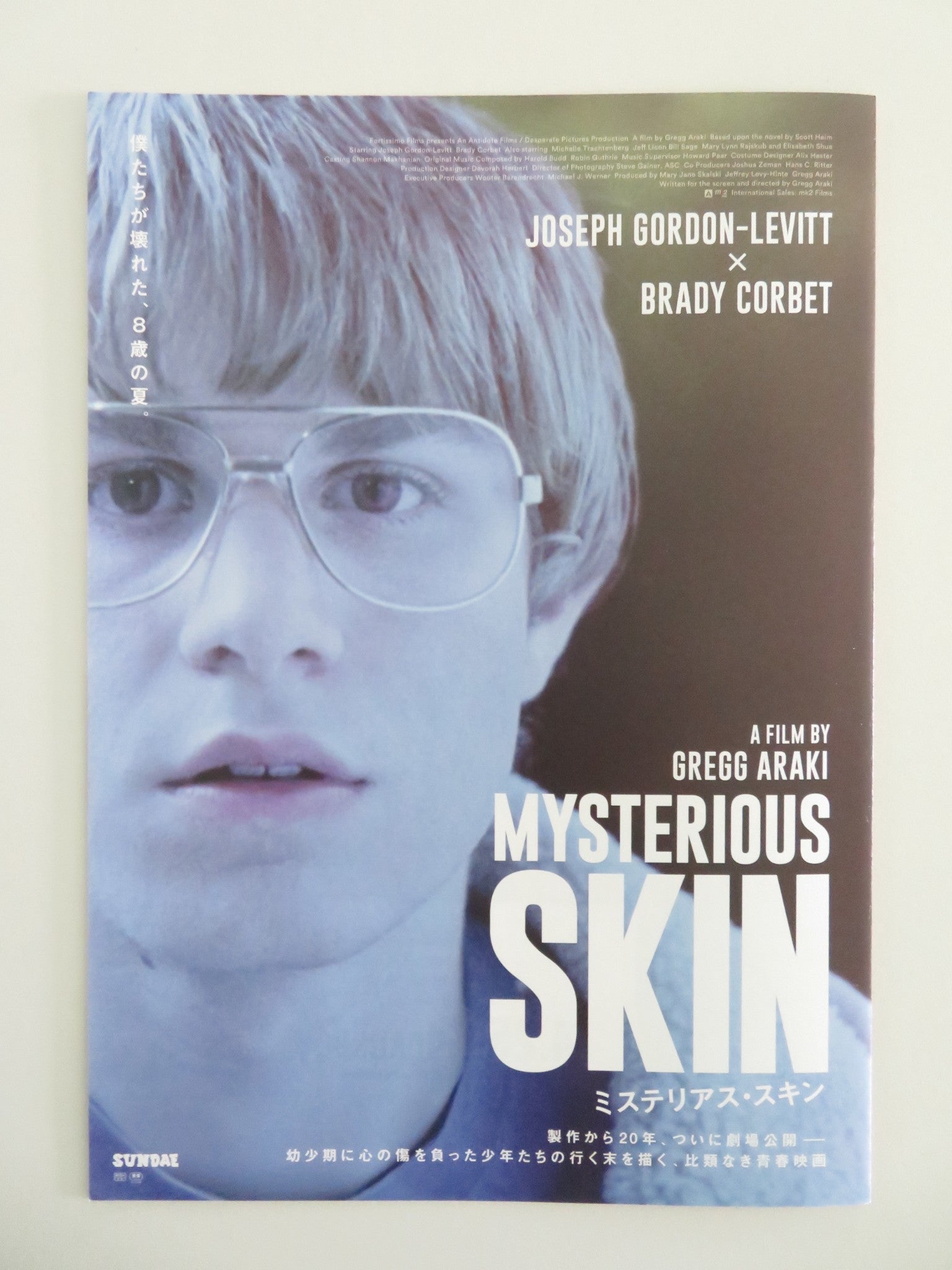 Mysterious Skin Japanese Chirashi (B5) Poster Elisabeth Shue Gordon - Levitt 2004 Movie posters