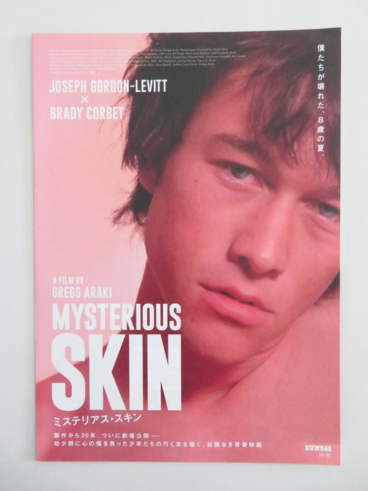 Mysterious Skin Japanese Chirashi (B5) Poster Elisabeth Shue Gordon - Levitt 2004 Movie posters