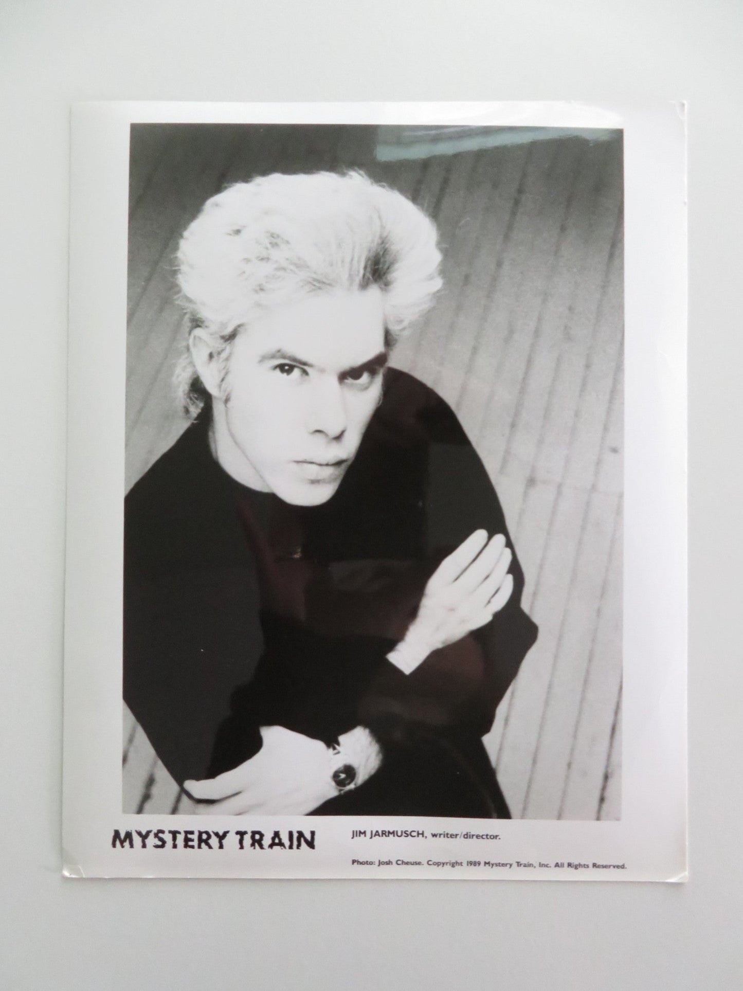 MYSTERY TRAIN - B MOVIE STILL PHOTO LOT OF 2 JIM JARMUSCH YOUKI KUDOH 1989 Movie posters