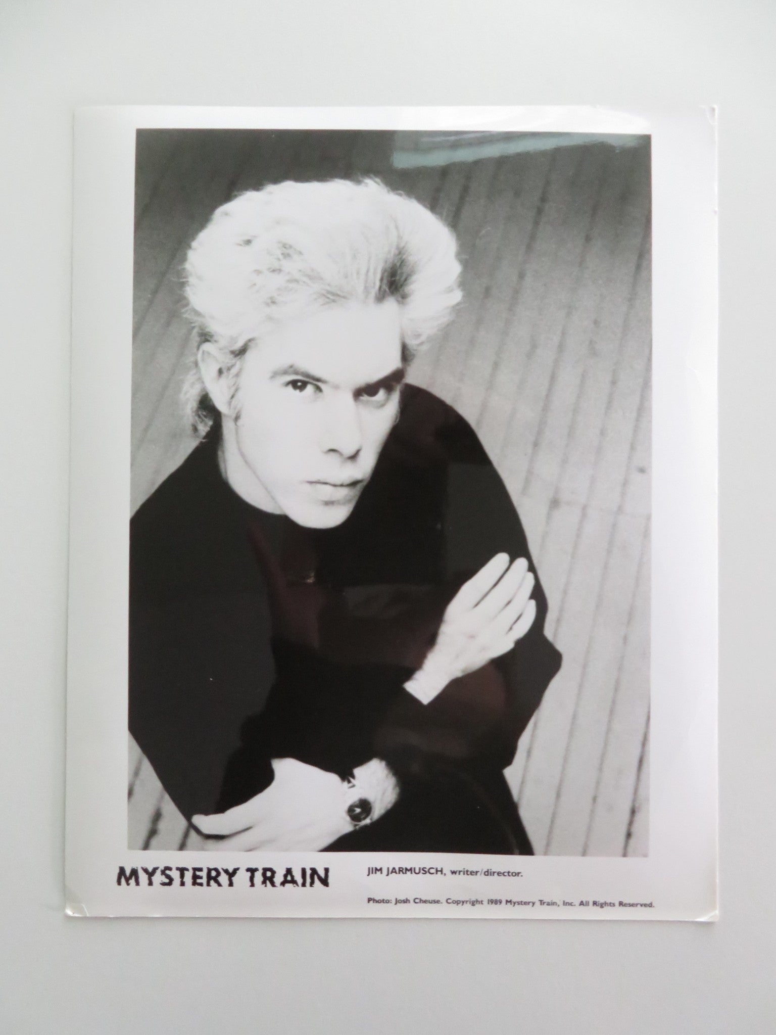 MYSTERY TRAIN - B MOVIE STILL PHOTO LOT OF 2 JIM JARMUSCH YOUKI KUDOH 1989 Movie posters