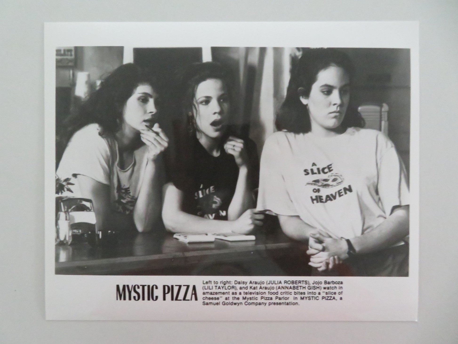 MYSTIC PIZZA MOVIE STILL PHOTO LOT OF 9 JULIA ROBERTS LILI TAYLOR 1988 Movie posters