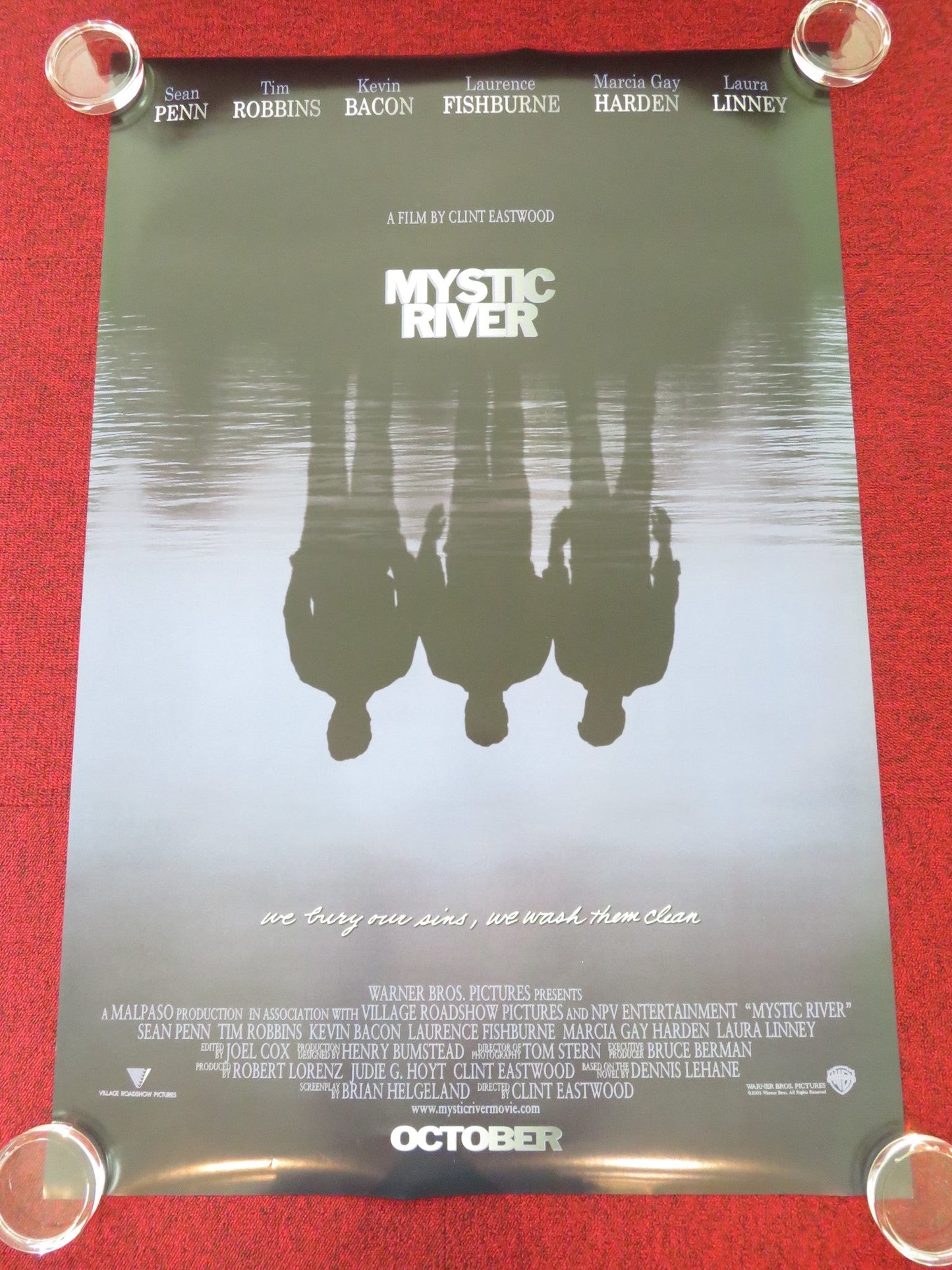 MYSTIC RIVER US ONE SHEET ROLLED POSTER SEAN PENN TIM ROBBINS 2003 Movie posters
