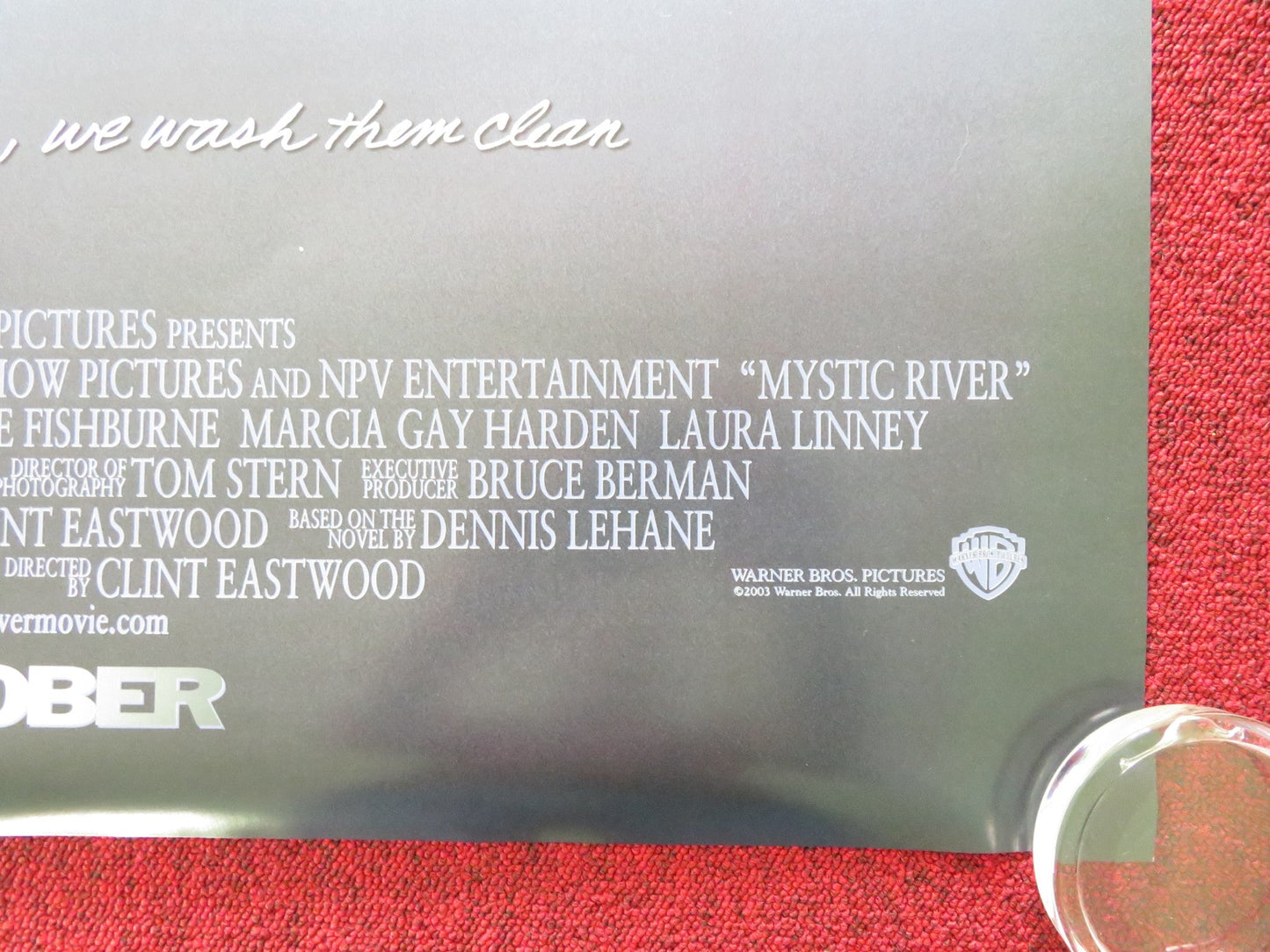 MYSTIC RIVER US ONE SHEET ROLLED POSTER SEAN PENN TIM ROBBINS 2003 Movie posters