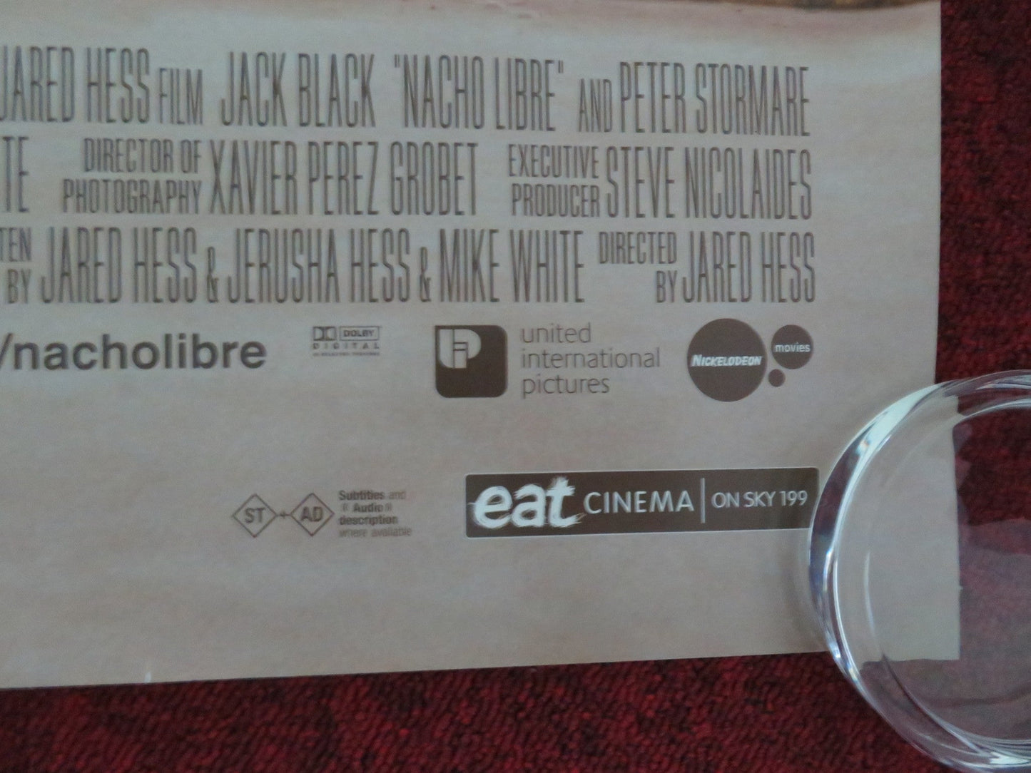 NACHO LIBRE UK QUAD ROLLED POSTER JACK BLACK ANA DE LA REGUERA 2006 Movie posters