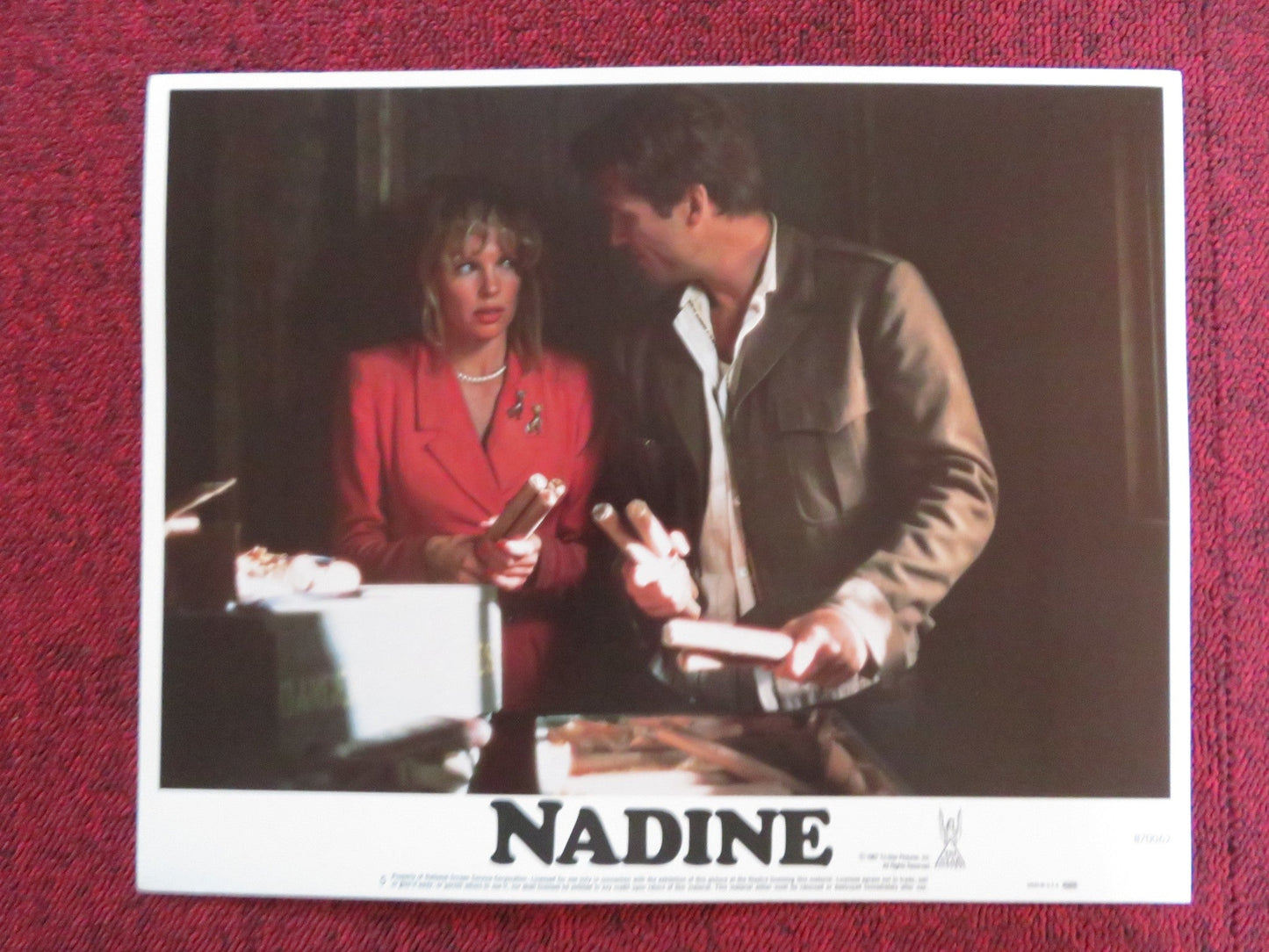 NADINE US LOBBY CARD FULL SET KIM BASINGER JEFF BRIDGES 1987 Rendezvous Cinema Movie posters