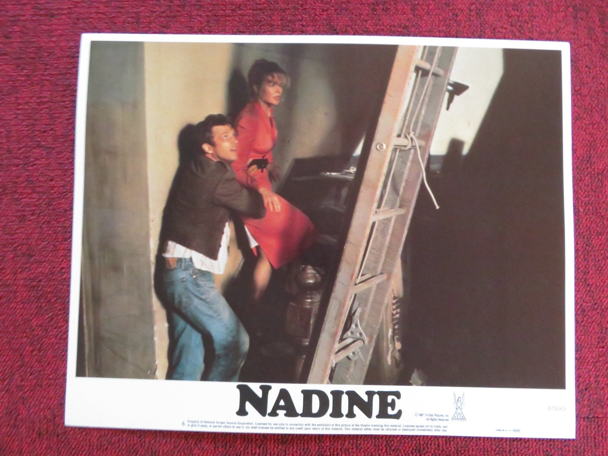 NADINE US LOBBY CARD FULL SET KIM BASINGER JEFF BRIDGES 1987 Rendezvous Cinema Movie posters