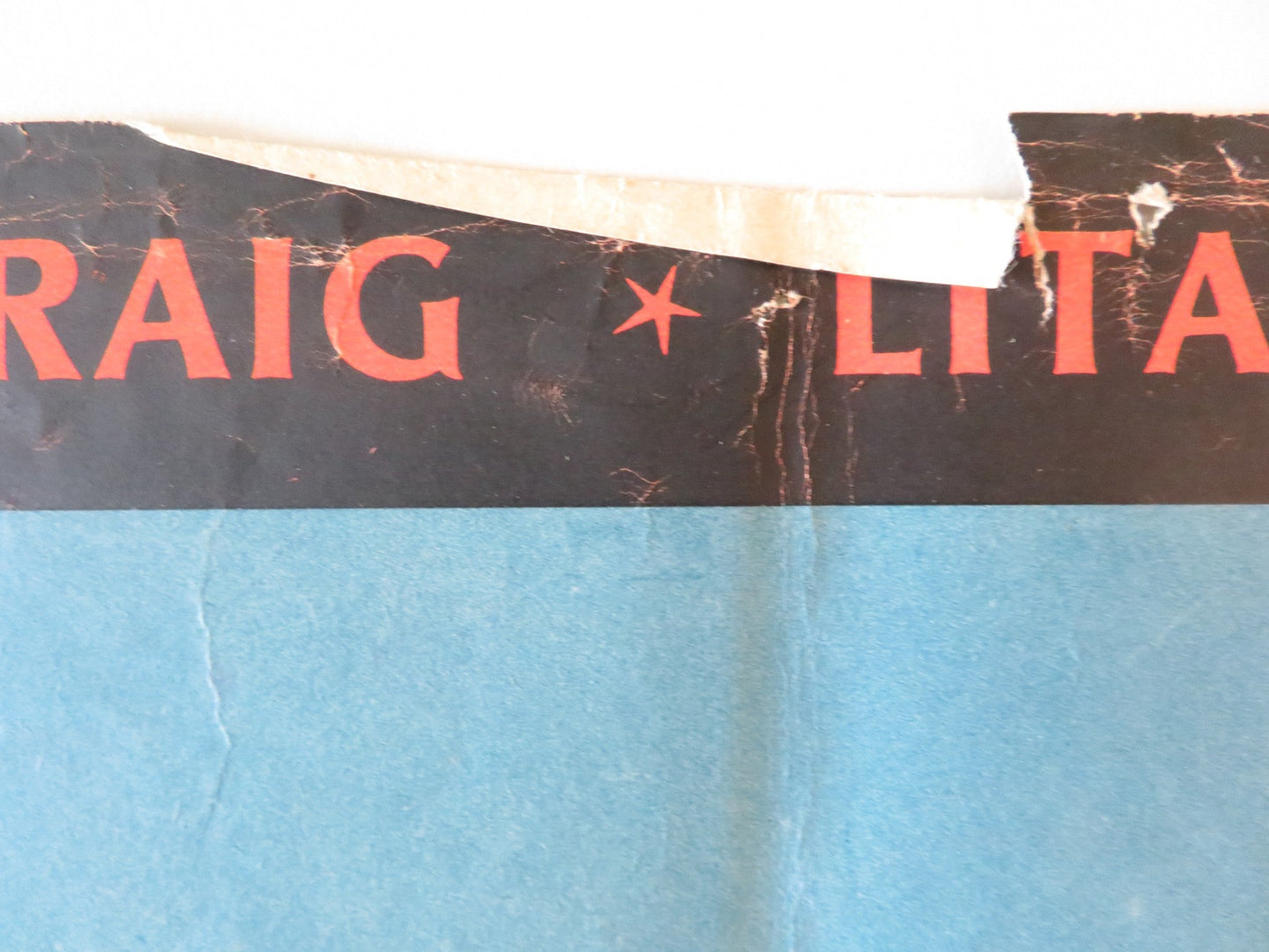 NAKED IN THE SUN - C ITALIAN FOTOBUSTA POSTER JAMES CRAIG LITA MILAN 1959 Rendezvous Cinema Movie posters