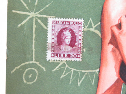 NAKED IN THE SUN - D ITALIAN FOTOBUSTA POSTER JAMES CRAIG LITA MILAN 1959 Rendezvous Cinema Movie posters