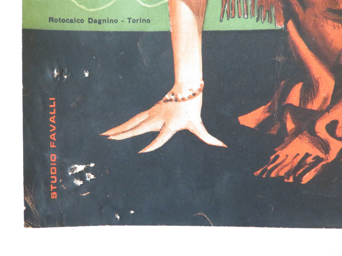 NAKED IN THE SUN - F ITALIAN FOTOBUSTA POSTER JAMES CRAIG LITA MILAN 1959 Rendezvous Cinema Movie posters