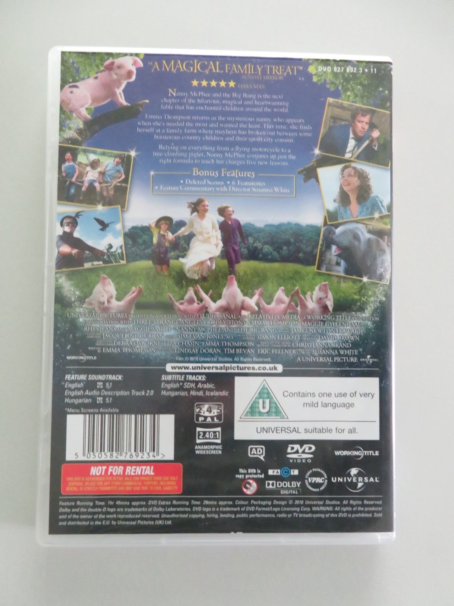 NANNY MCPHEE AND THE BIG BANG (DVD) EMMA THOMPSON BUTTERFIELD 2010 REGION 2,4,5 Movie posters