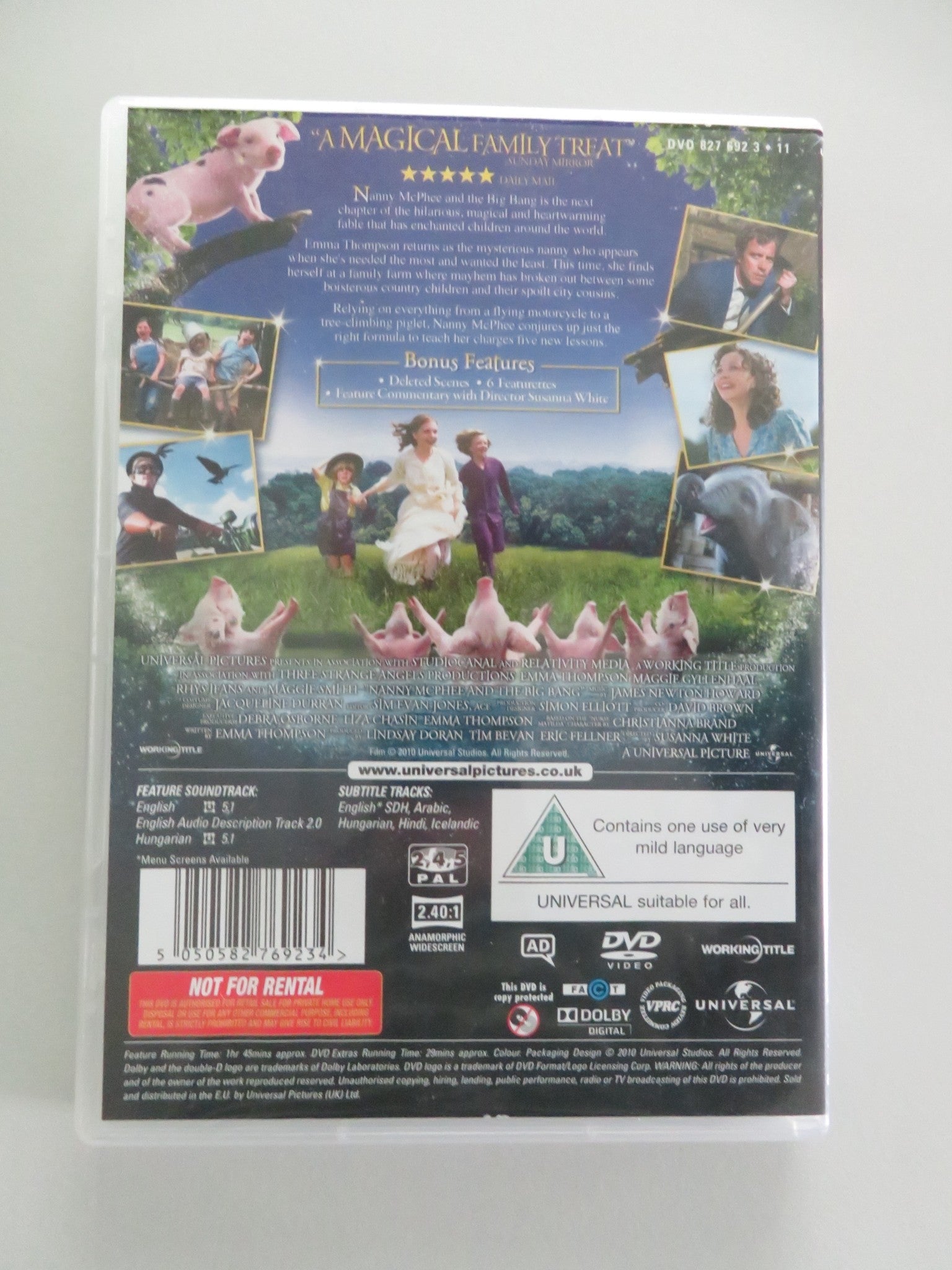 NANNY MCPHEE AND THE BIG BANG (DVD) EMMA THOMPSON BUTTERFIELD 2010 REGION 2,4,5 Movie posters