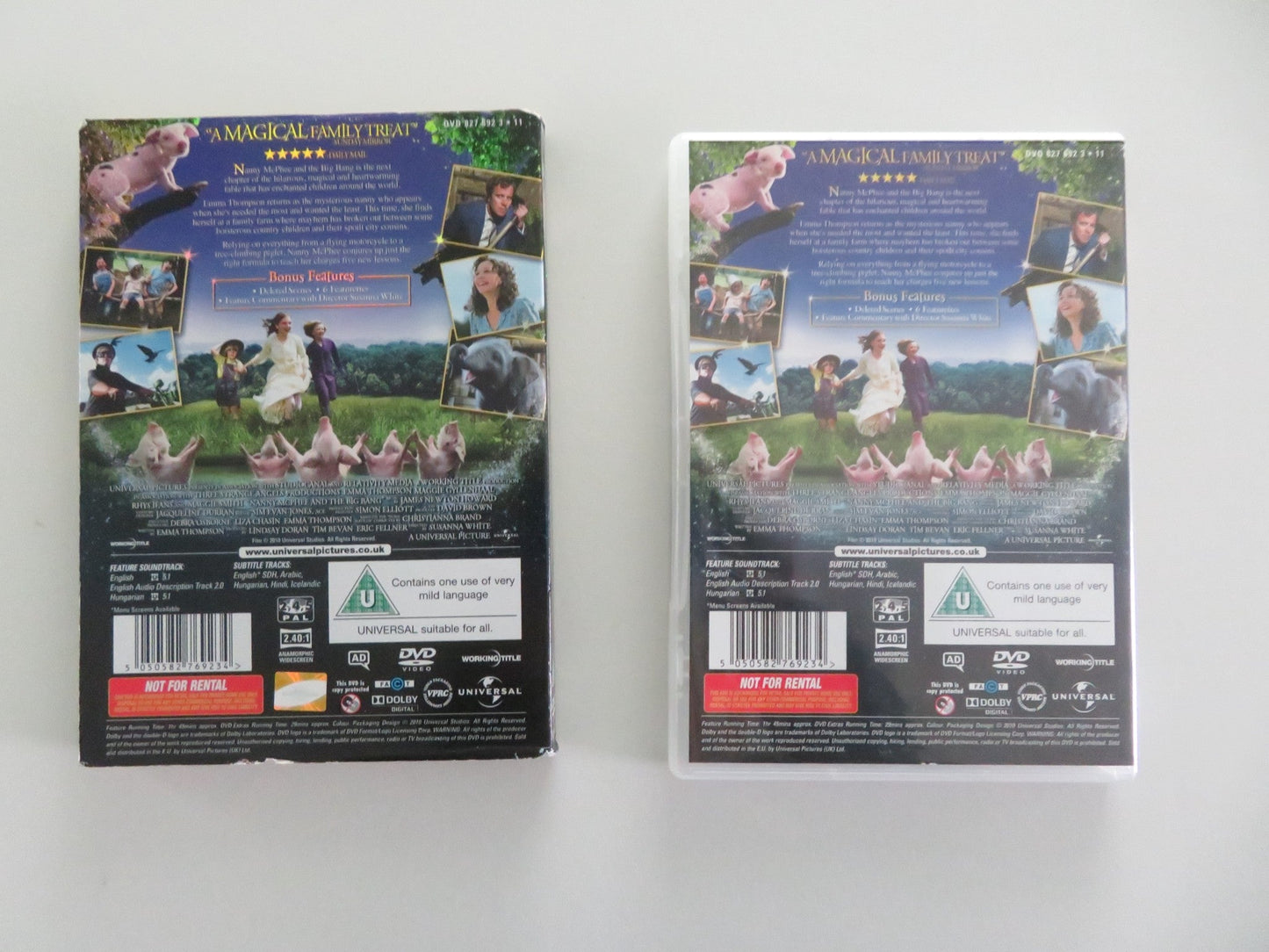 NANNY MCPHEE AND THE BIG BANG (DVD) EMMA THOMPSON BUTTERFIELD 2010 REGION 2,4,5 Movie posters