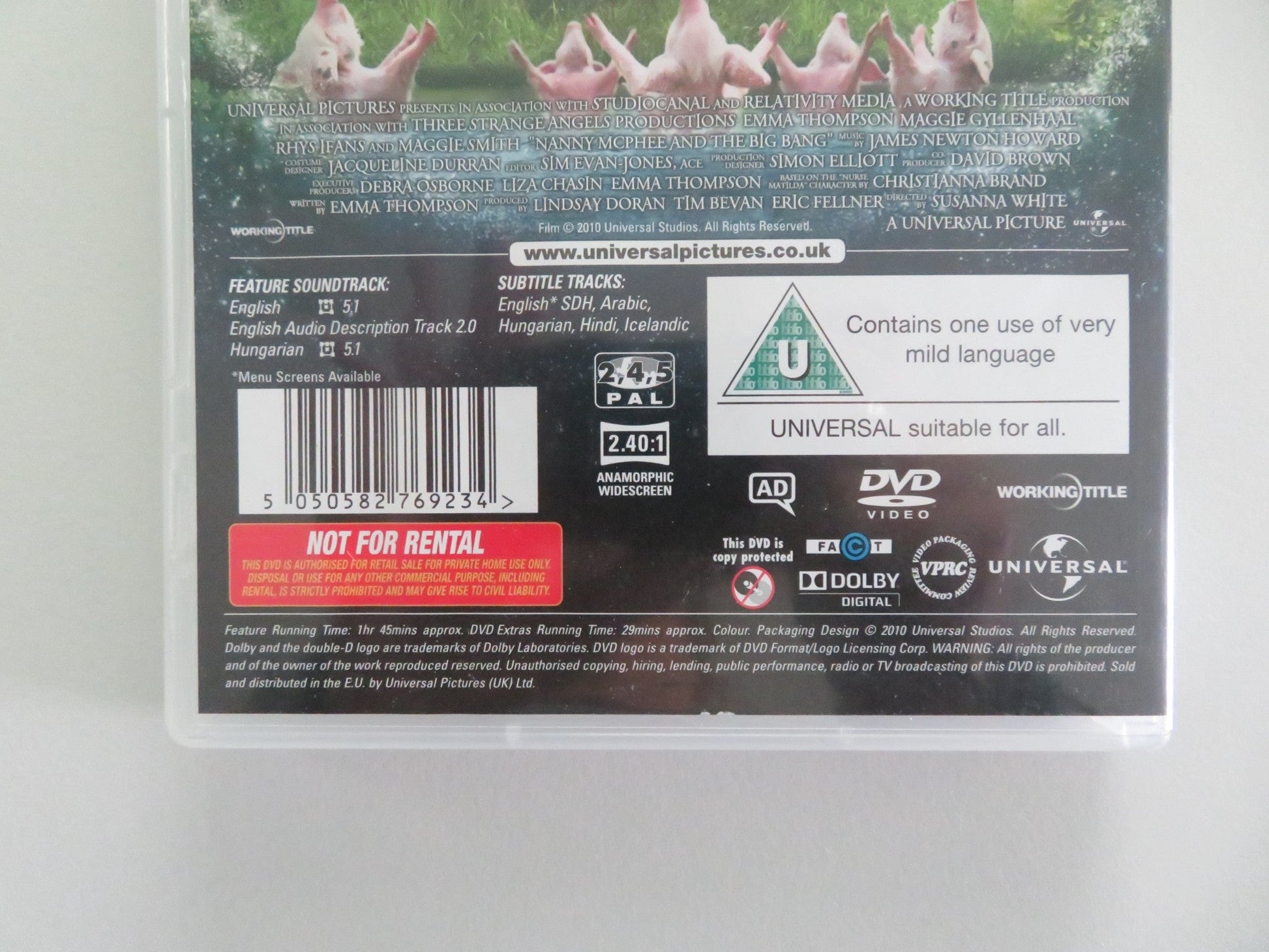 NANNY MCPHEE AND THE BIG BANG (DVD) EMMA THOMPSON BUTTERFIELD 2010 REGION 2,4,5 Movie posters