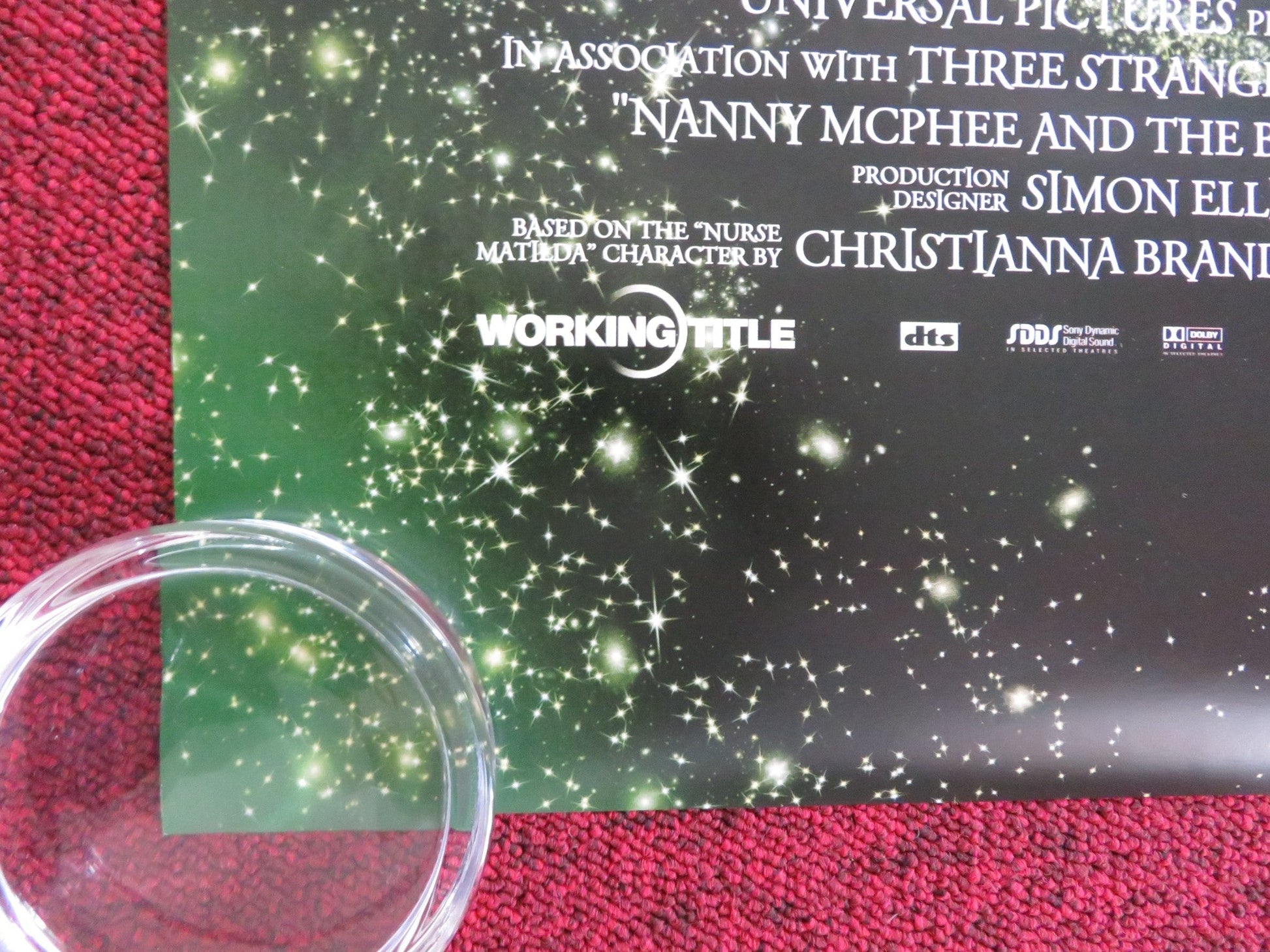 NANNY MCPHEE AND THE BIG BANG US ONE SHEET ROLLED POSTER EMMA THOMPSON 2010 Rendezvous Cinema Movie posters