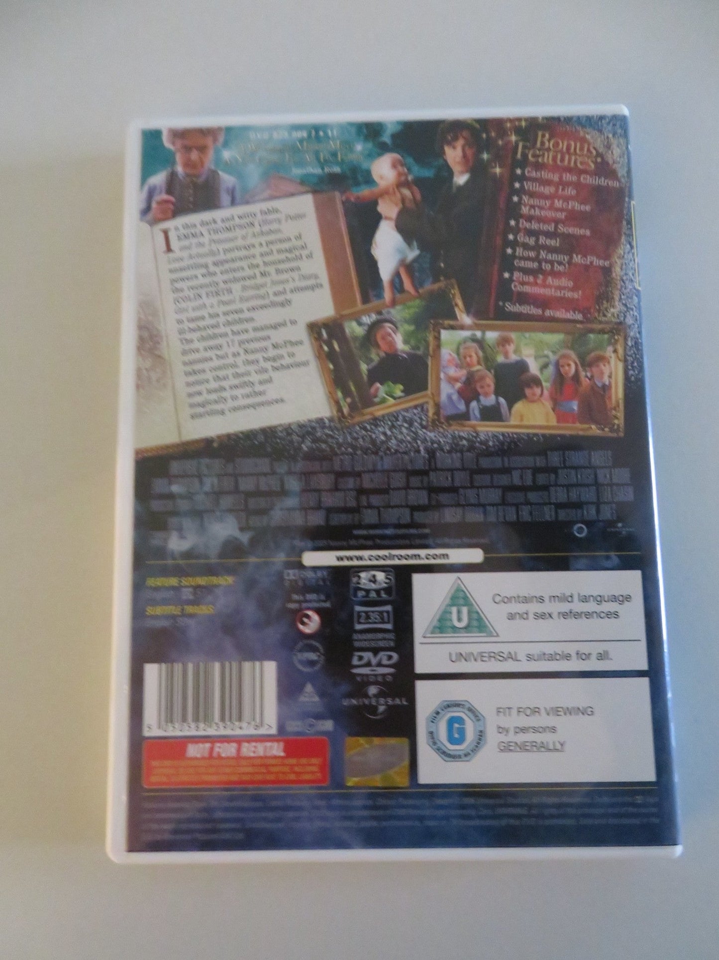 NANNY MCPHEE (DVD) EMMA THOMPSON COLIN FIRTH 2005 REGION 2, 4, 5 Movie posters