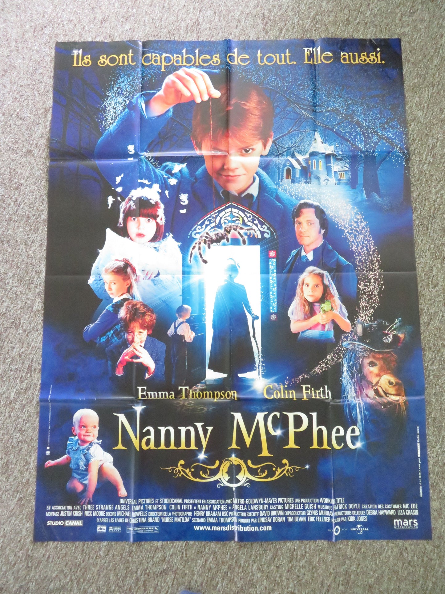 Nanny McPhee French Grande Poster Emma Thompson Colin Firth 2005 Movie posters