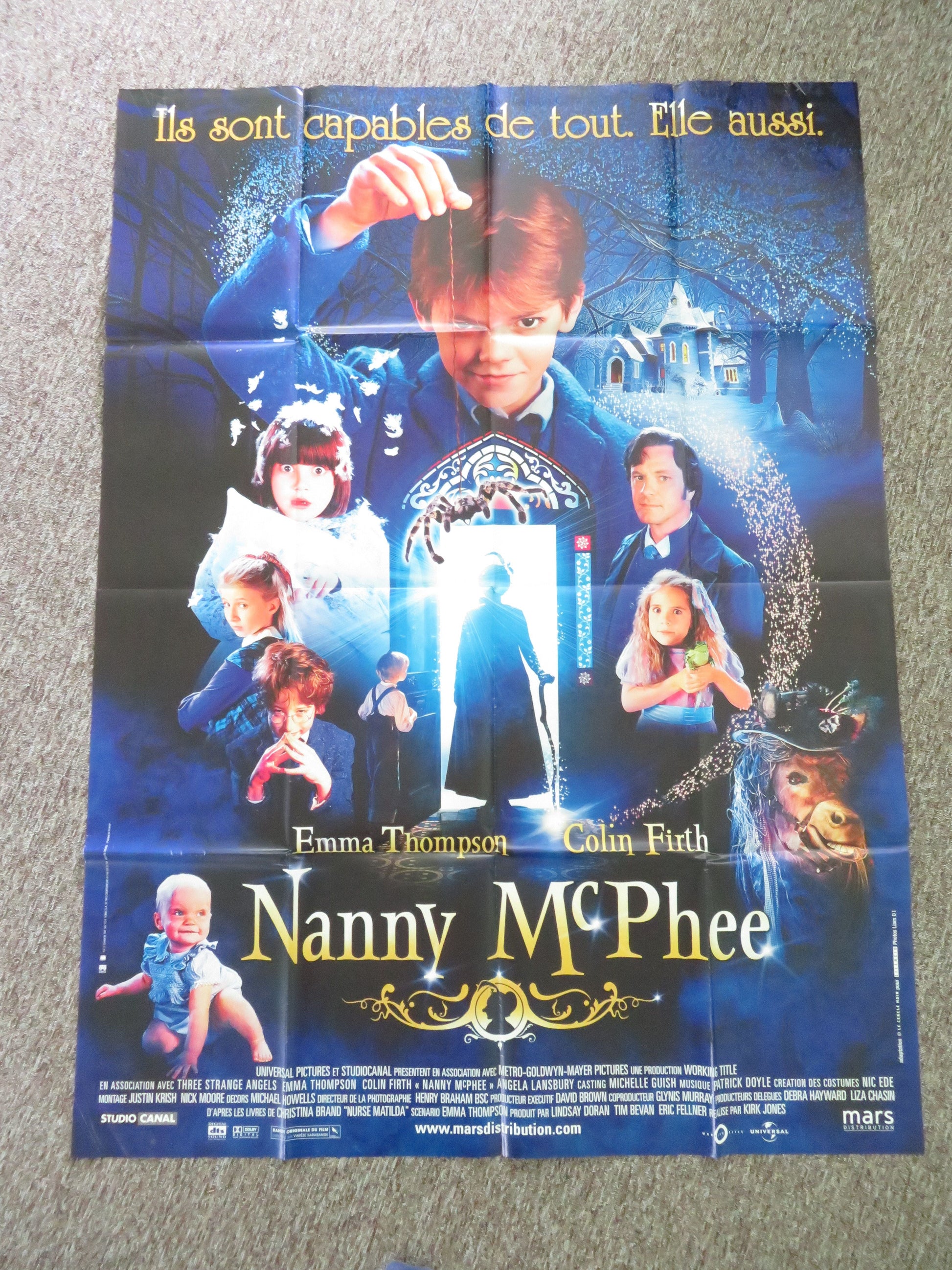 Nanny McPhee French Grande Poster Emma Thompson Colin Firth 2005 Movie posters