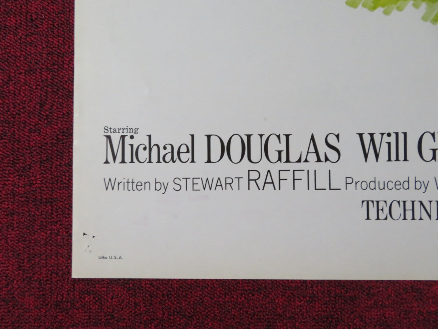 NAPOLEON AND SAMANTHA FOLDED US ONE SHEET POSTER DISNEY MICHAEL DOUGLAS 1972 Rendezvous Cinema Movie posters